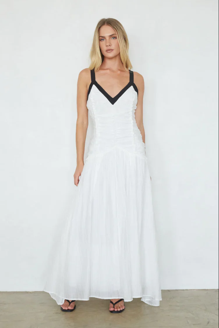 Oaklynn Contrast Maxi Dress