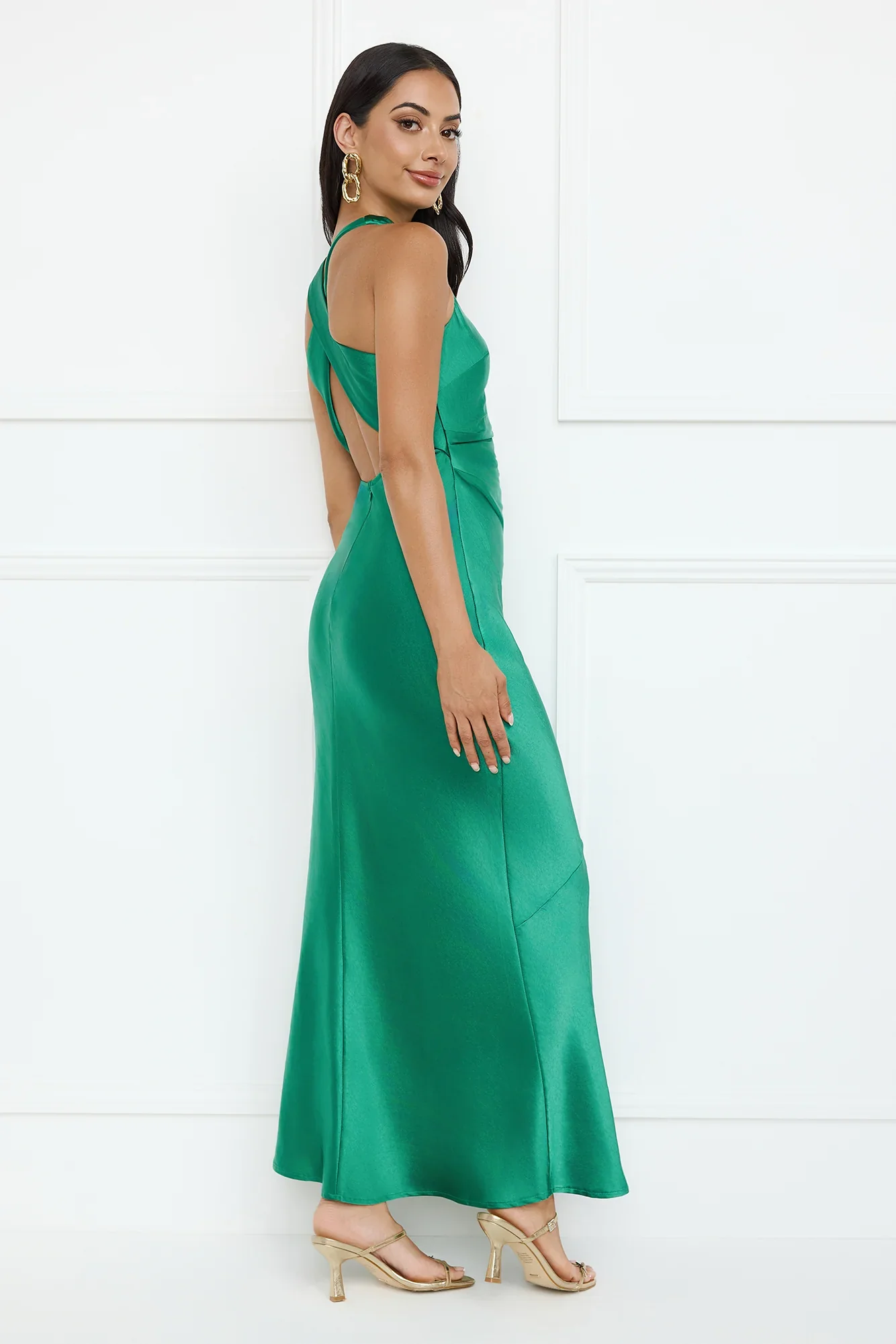 Eden Satin Maxi Dress
