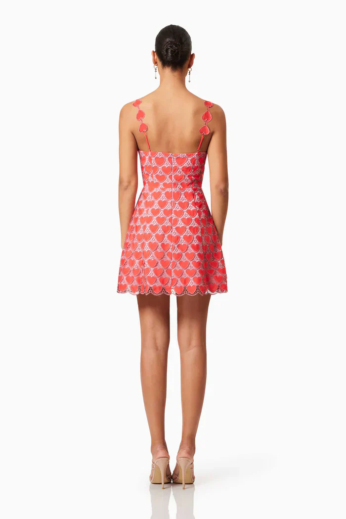Heartthrob Mini Dress In Red