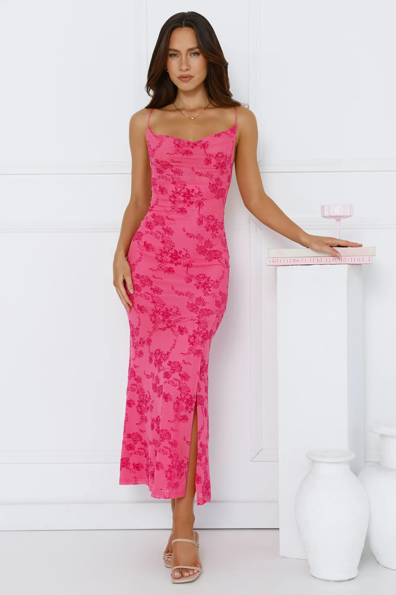 Effortlessly Me Mesh Midi Dress