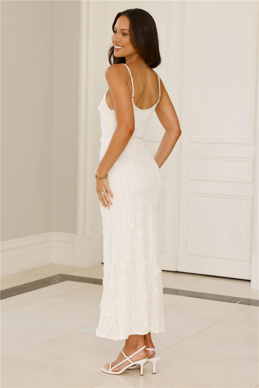 Delicately Divine Knit Maxi Dress
