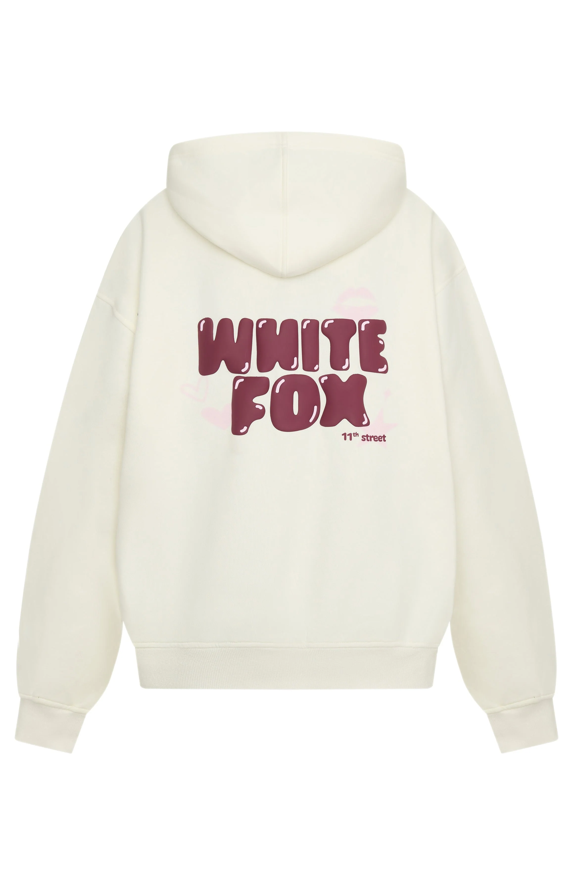 11th Street Sweet Kisses Oversized Hoodie Cake Batter