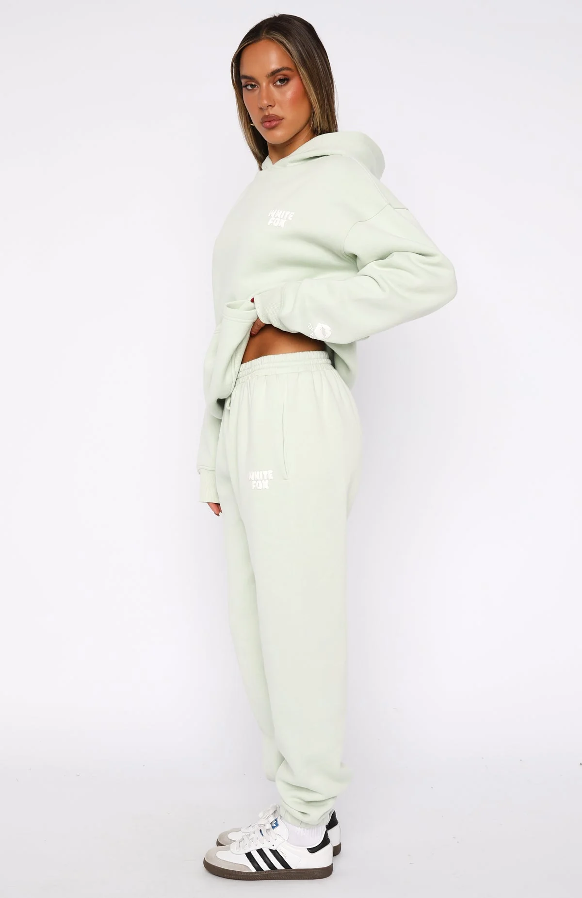 11th Street Keeping It Real Sweatpants Iced Matcha