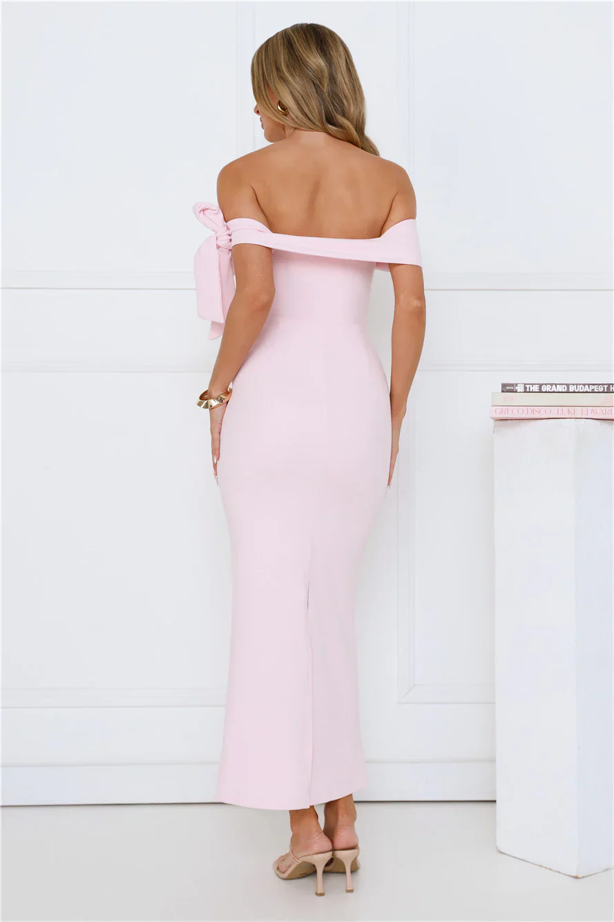 Candlelight Dream Off Shoulder Maxi Dress