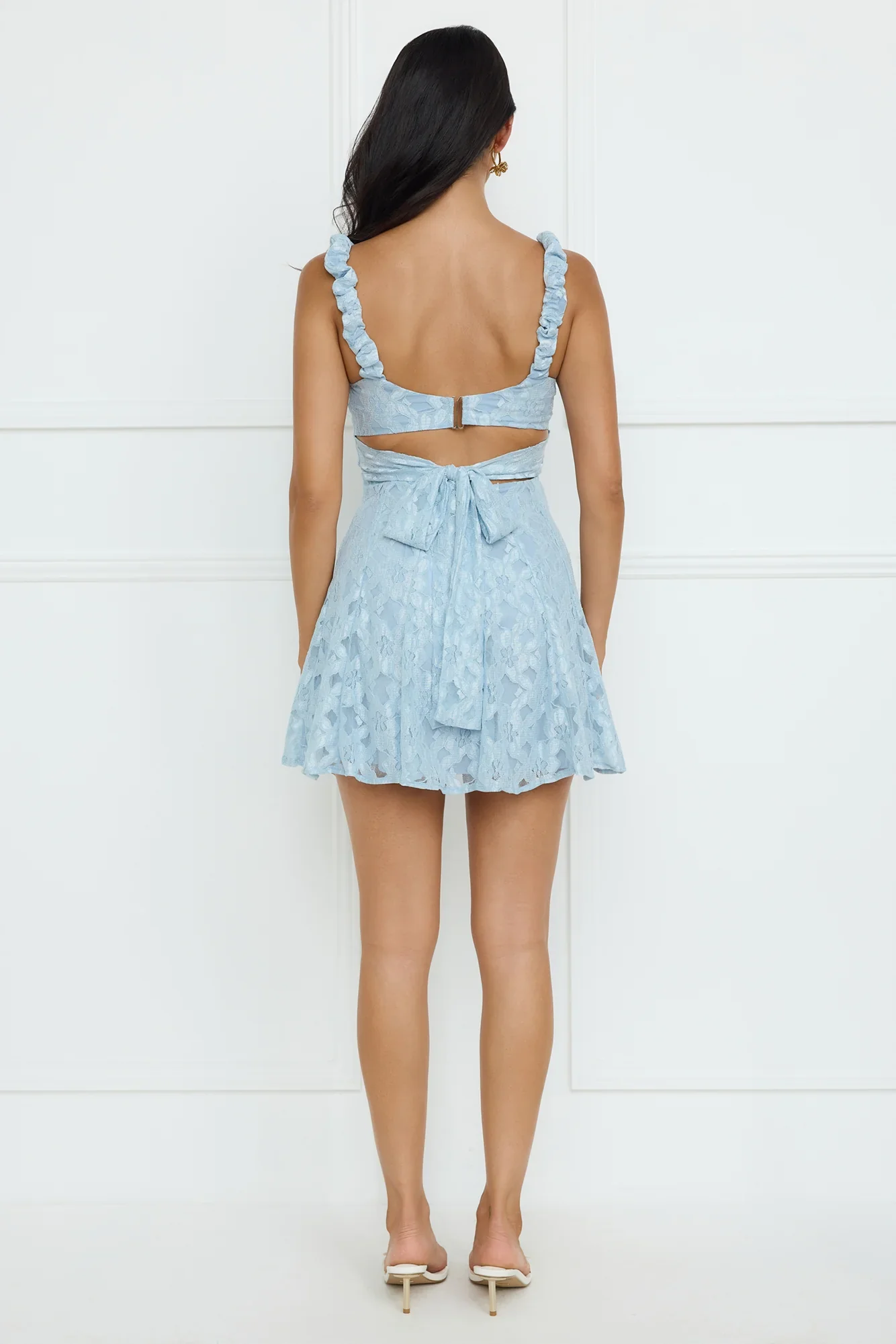 Refreshing Soul Lace Mini Dress