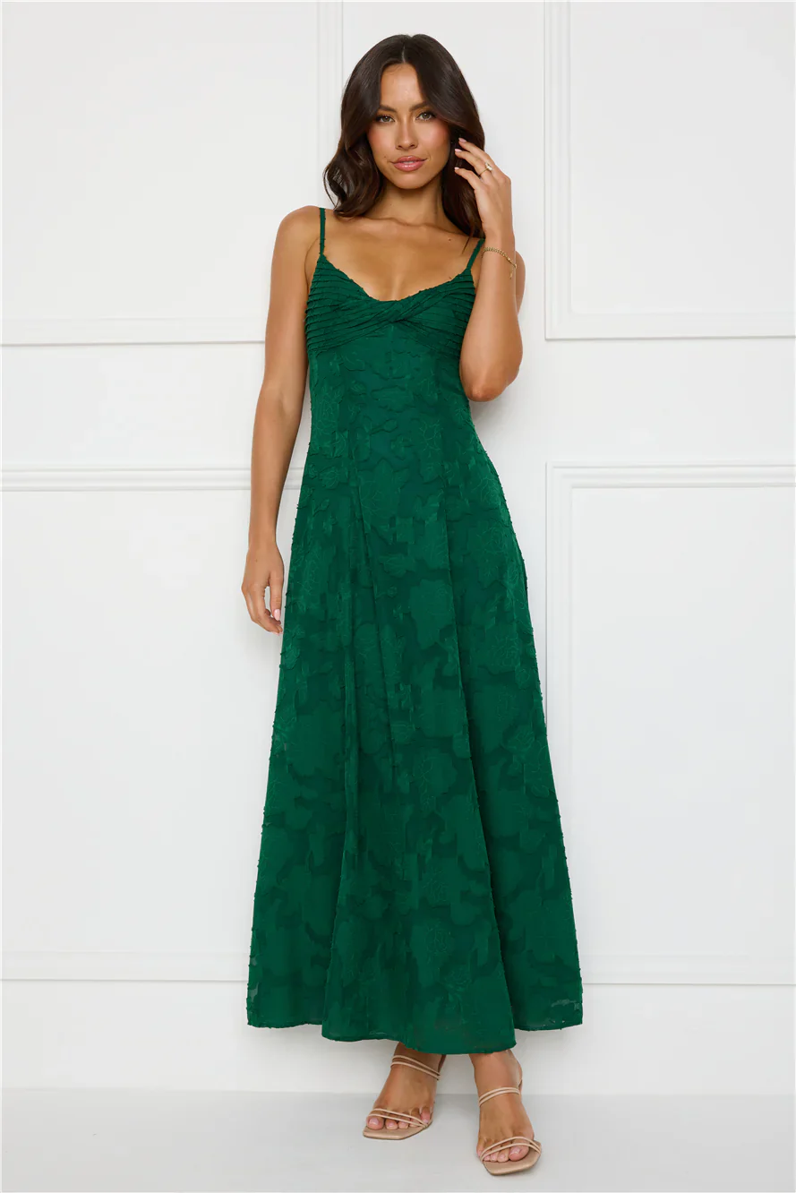 Pine Blossom Maxi Dress