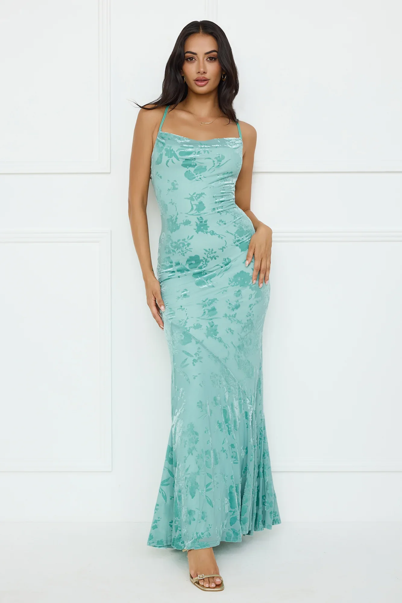 Nocturnal Luxe Maxi Dress