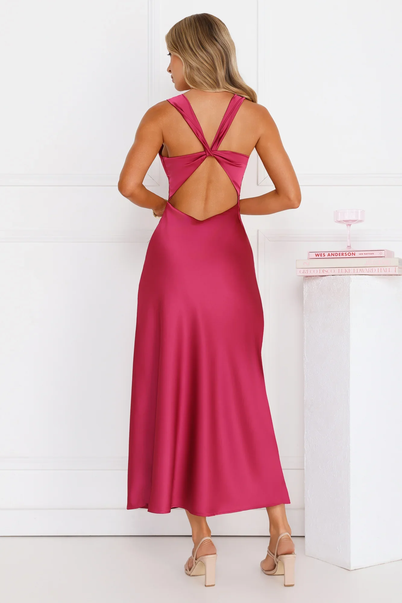 Doing The Most Satin Maxi Dress