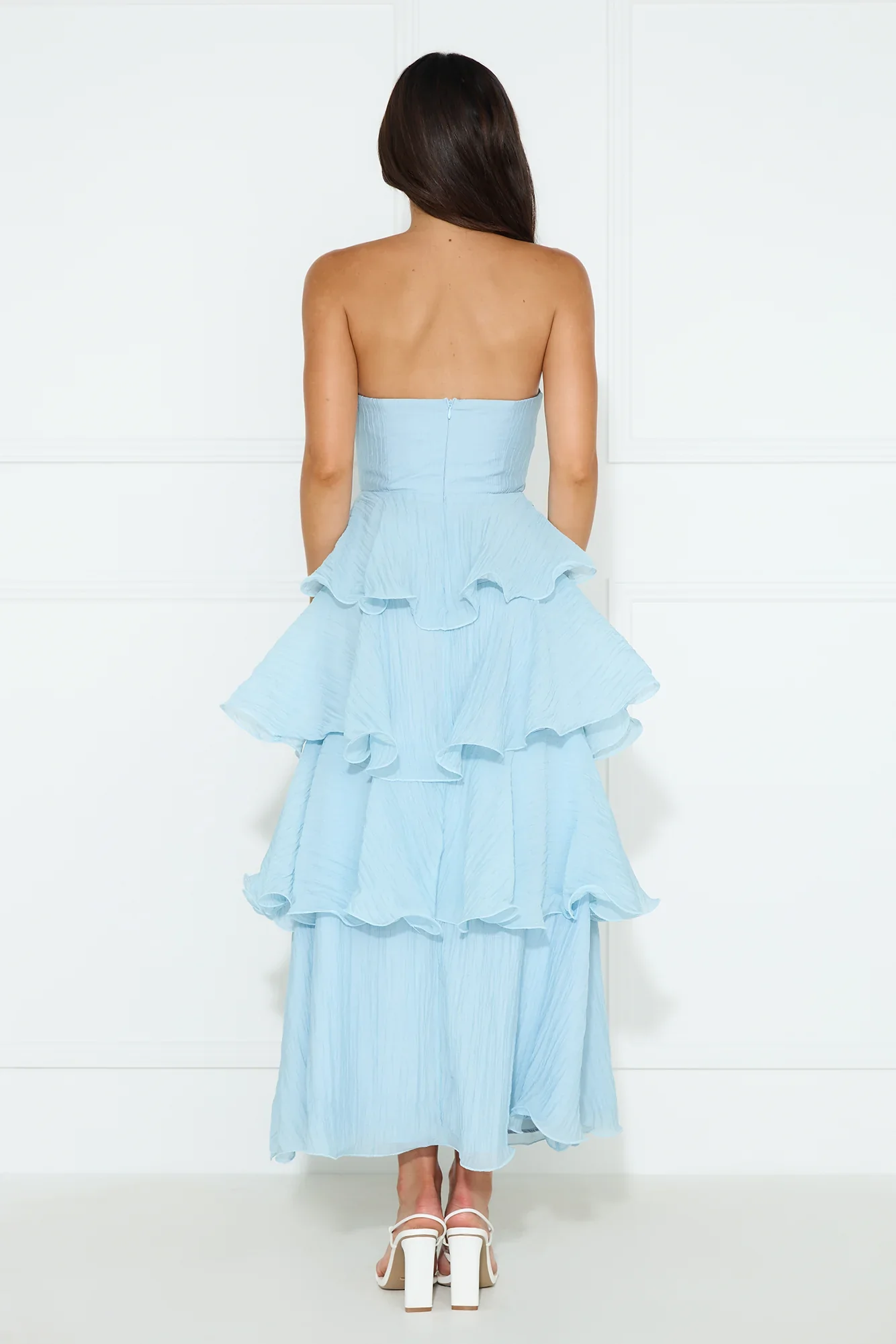 Wedding Adventure Strapless Maxi Dress