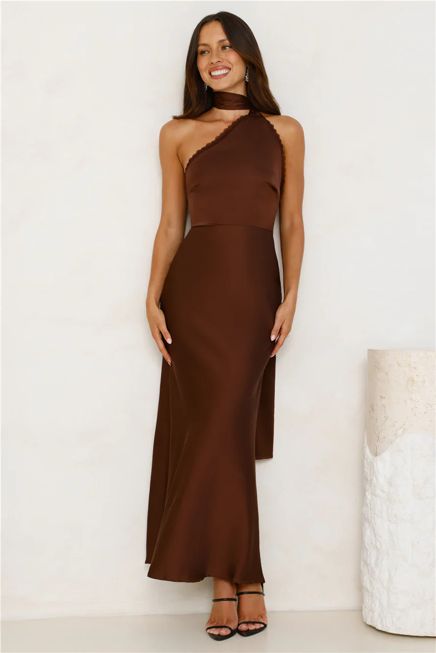 Luxe Experience Satin Maxi Dress