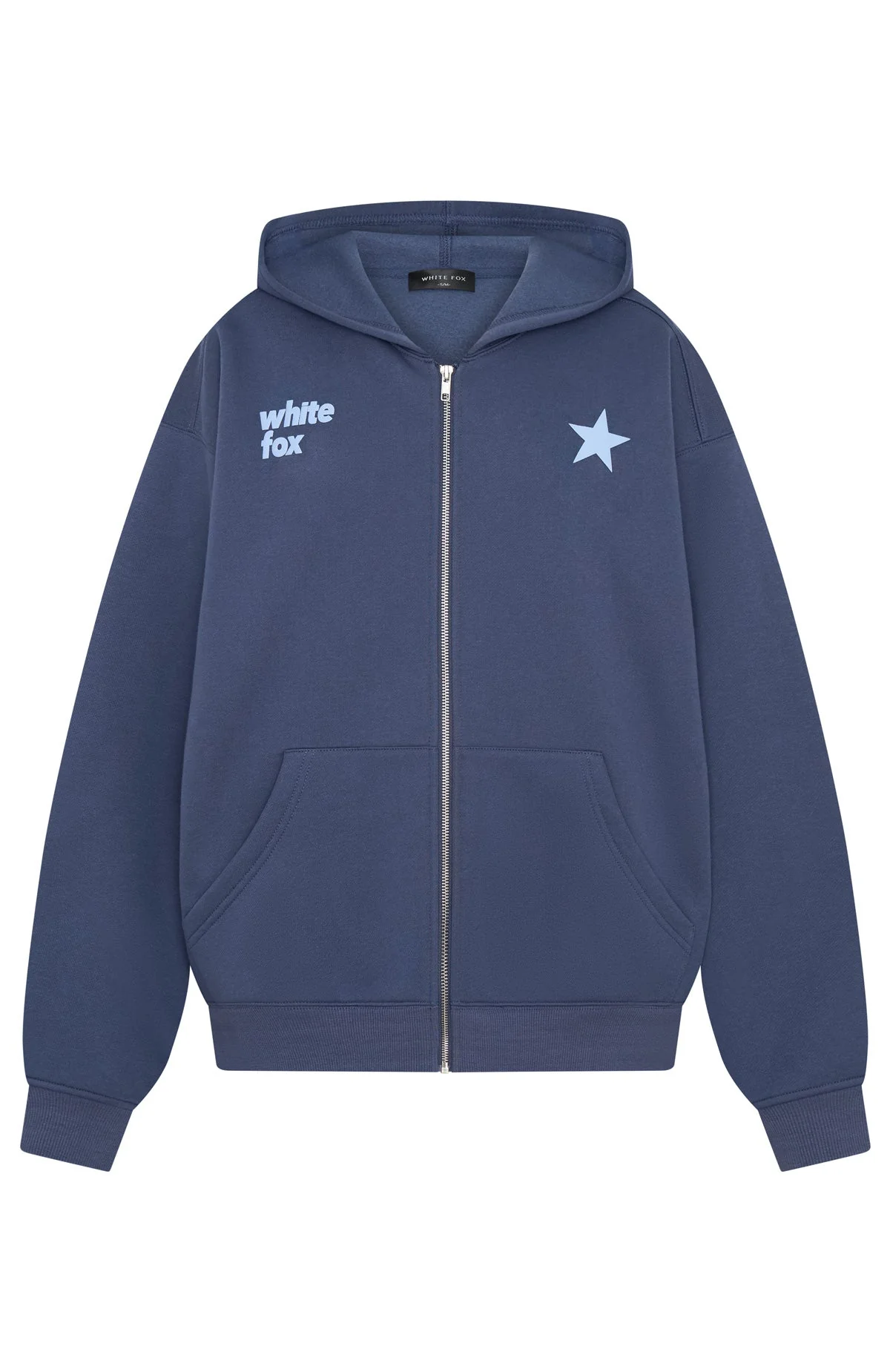 From The Archives Charli Zip Front Hoodie Navy