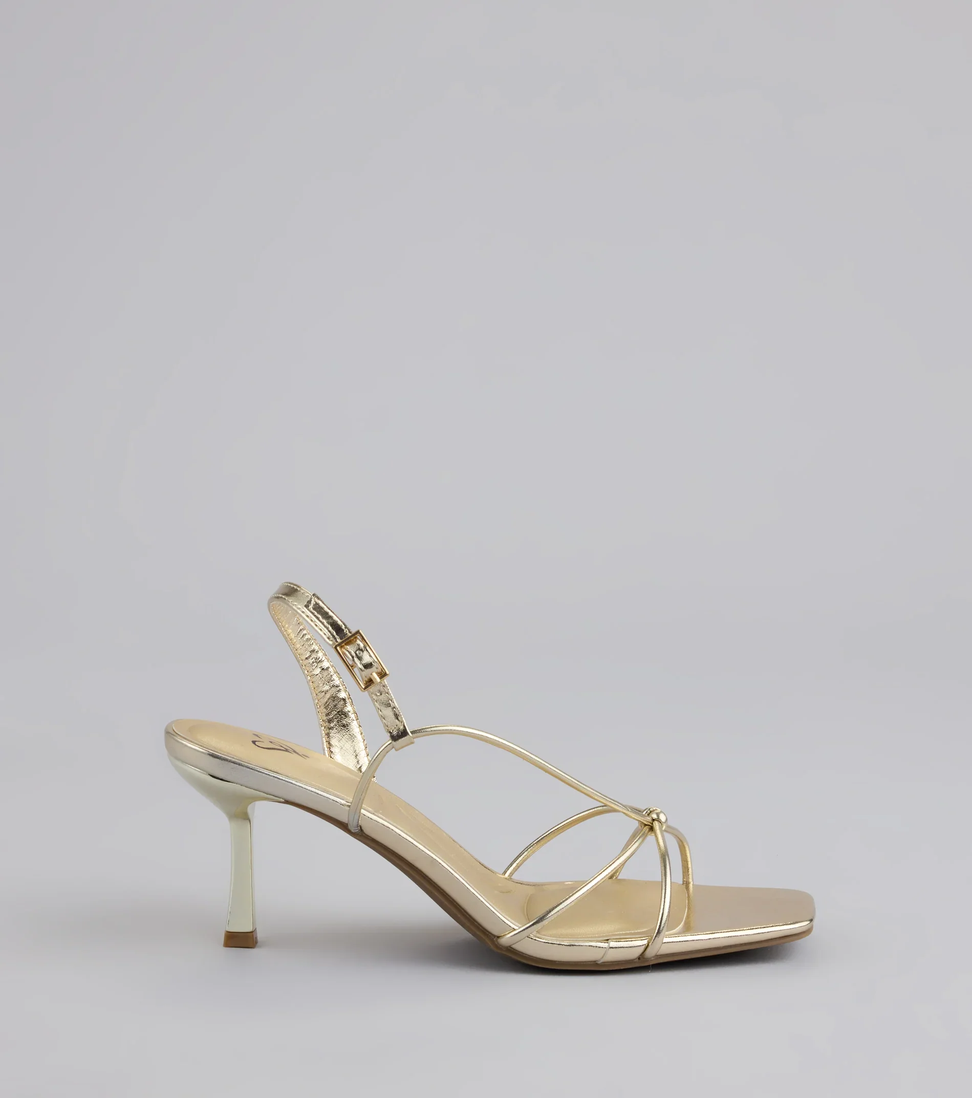Delicately Dangerous Strappy Slingback Heels