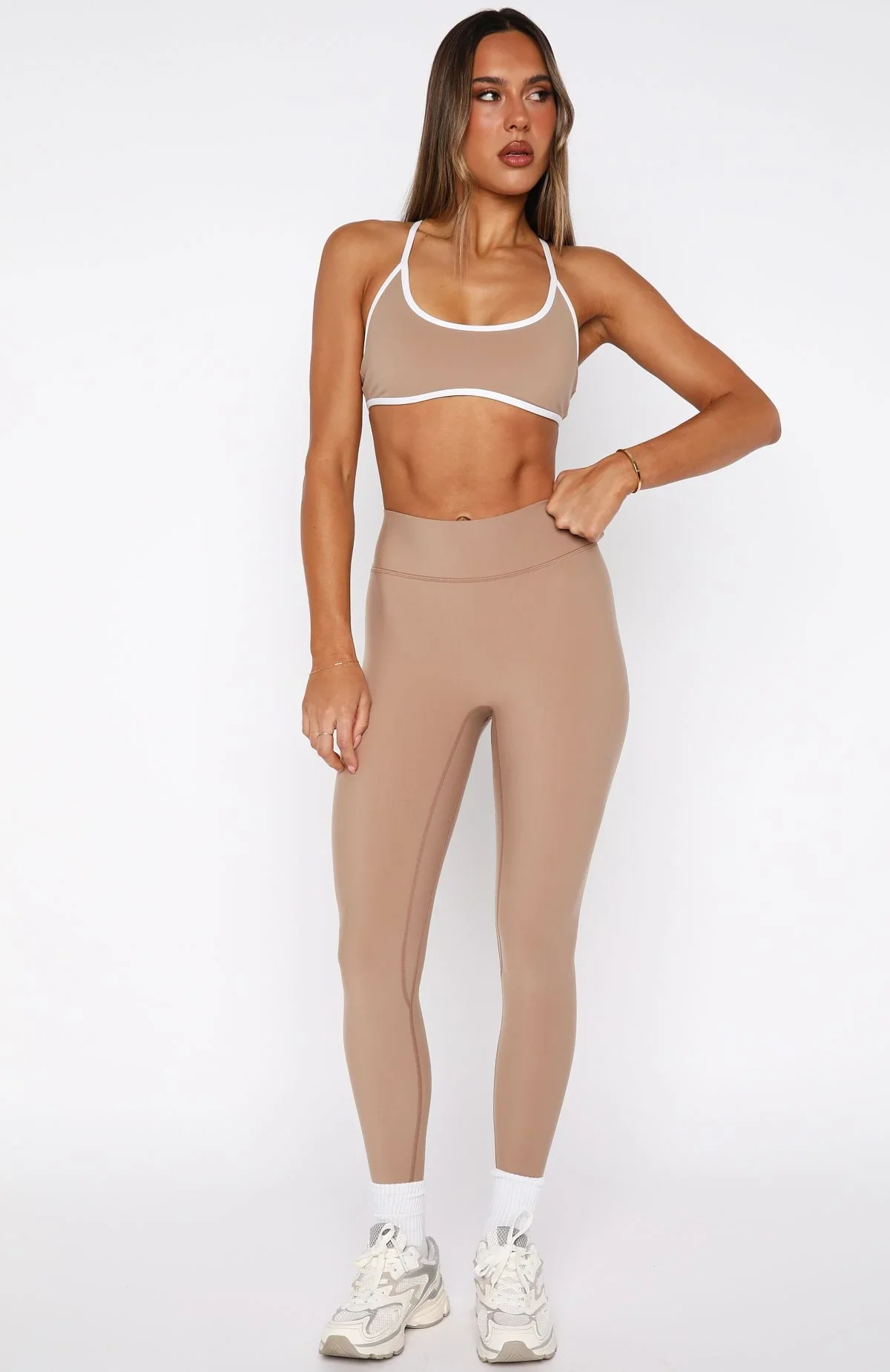 Go Getter High Waisted Leggings Caramel
