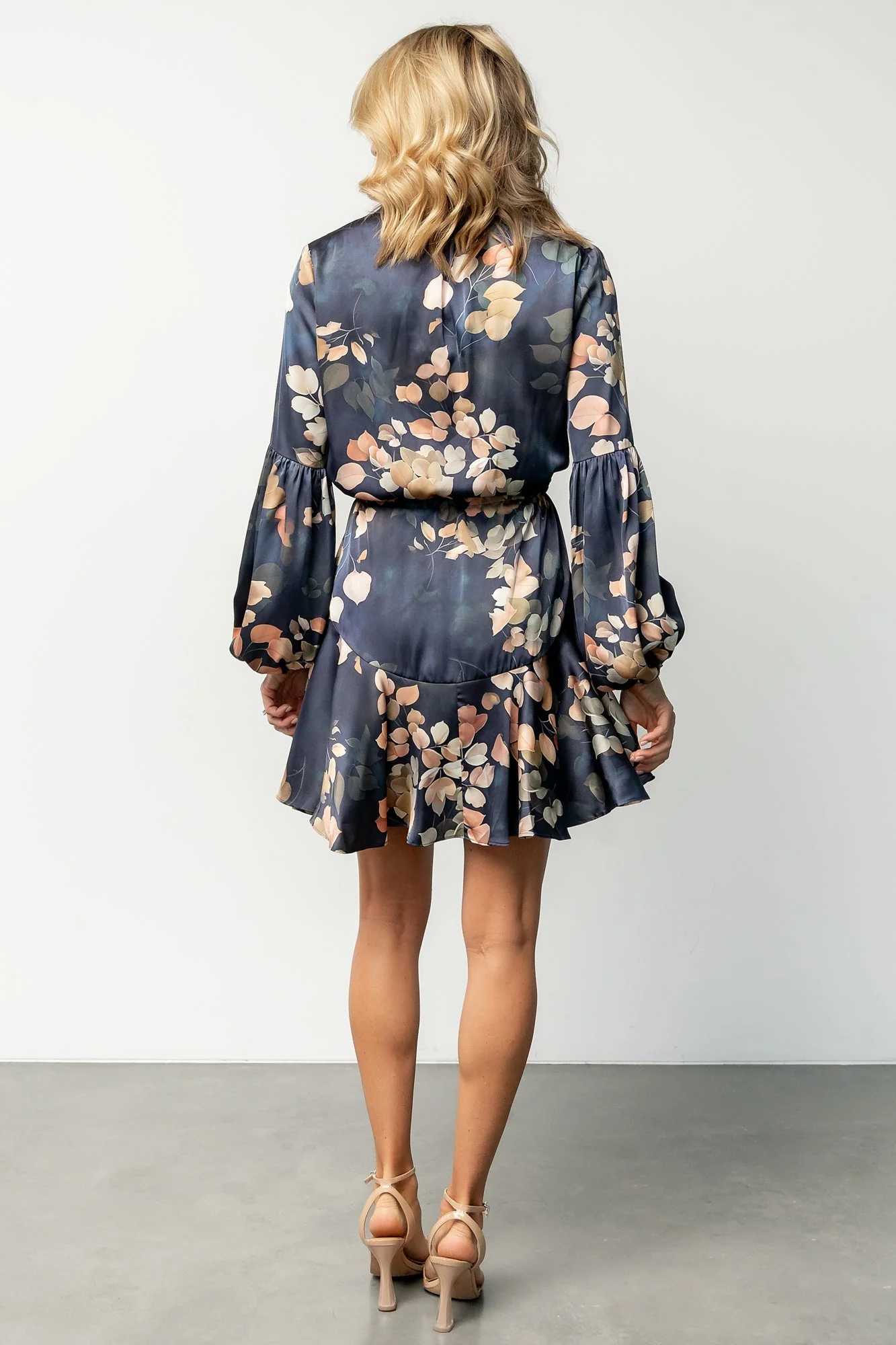 Venice Short Dress | Navy + Multi Floral