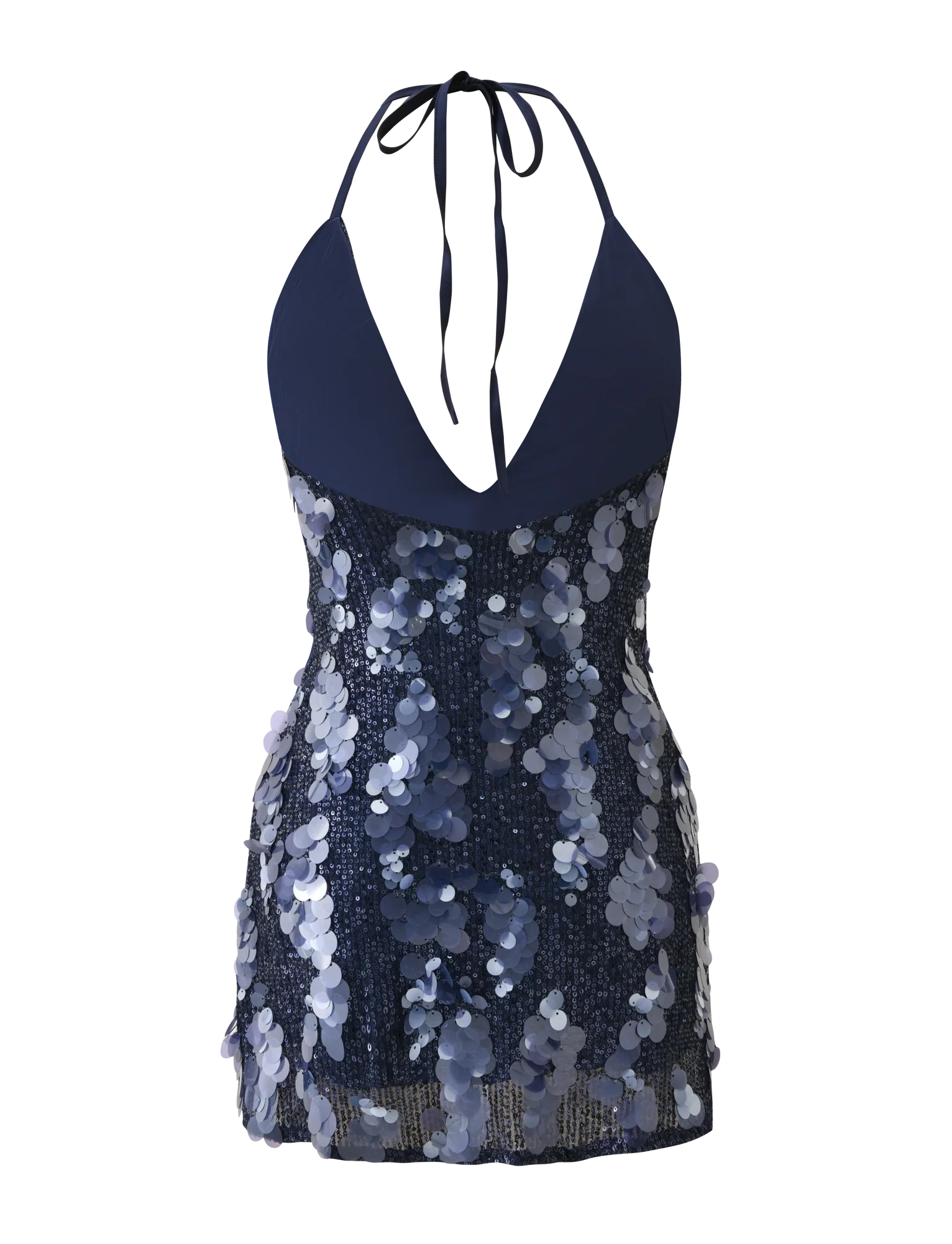 Zana Mini Dress - Navy Sequin