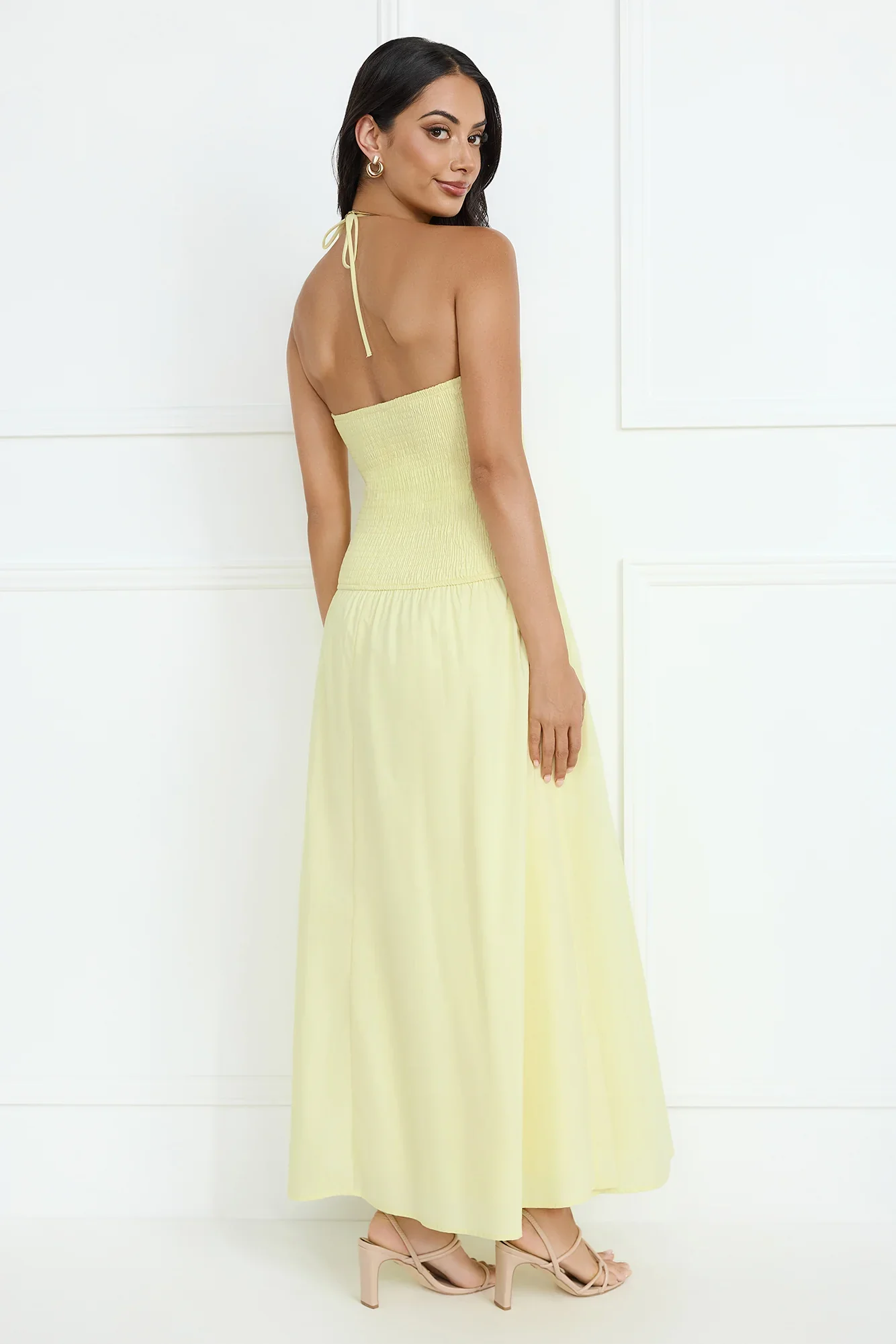 Unmatched Energy Halter Maxi Dress