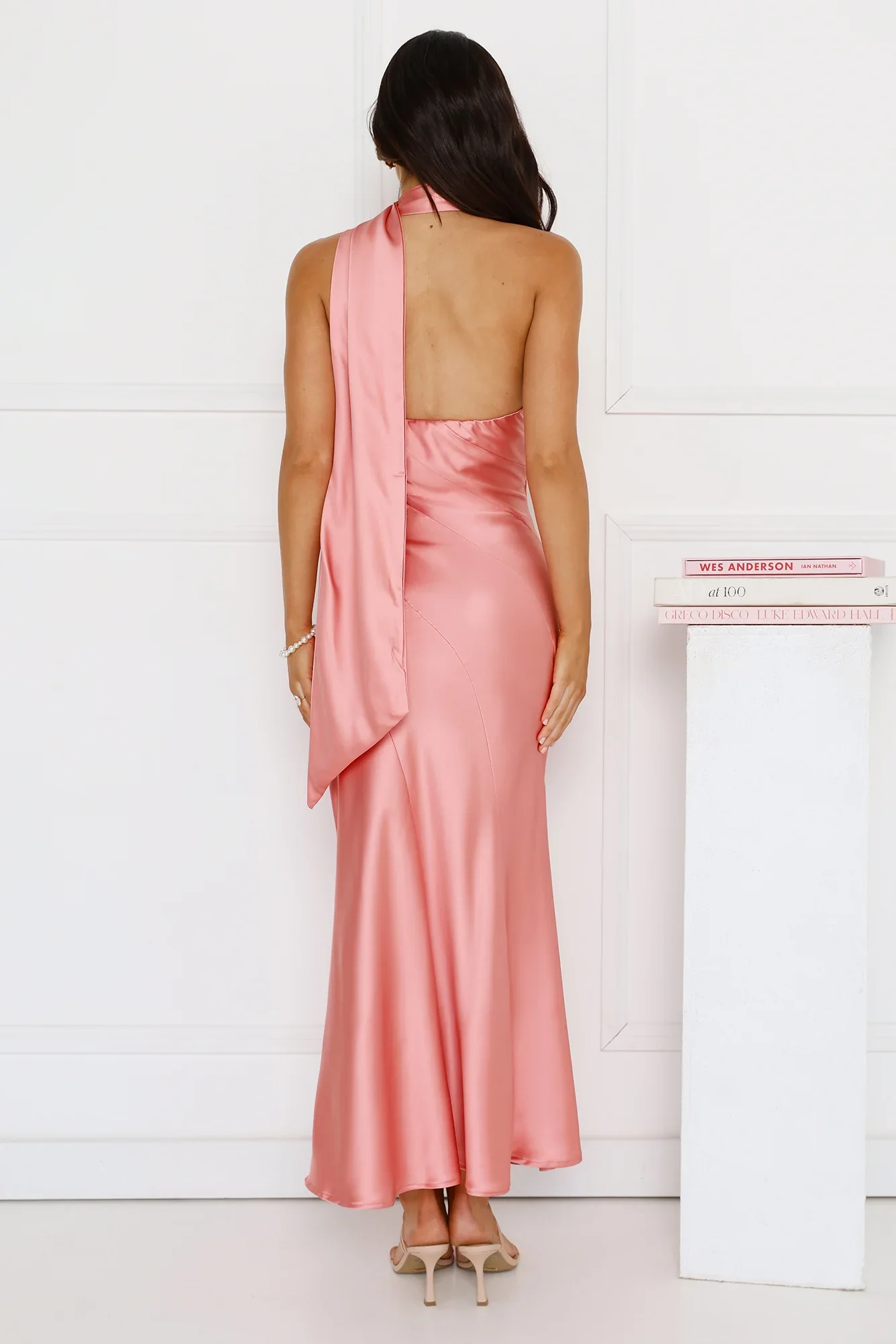 Kissed By Moonlight Satin Maxi Dress