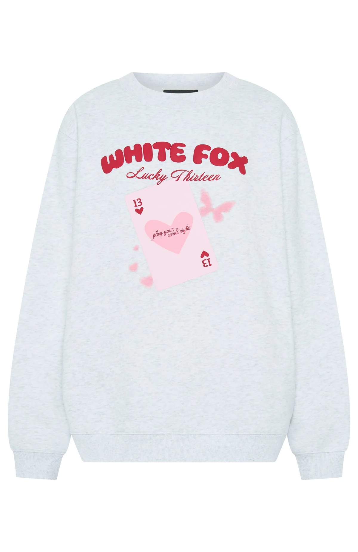 Lucky Thirteen Kalena Oversized Sweater Grey Marle