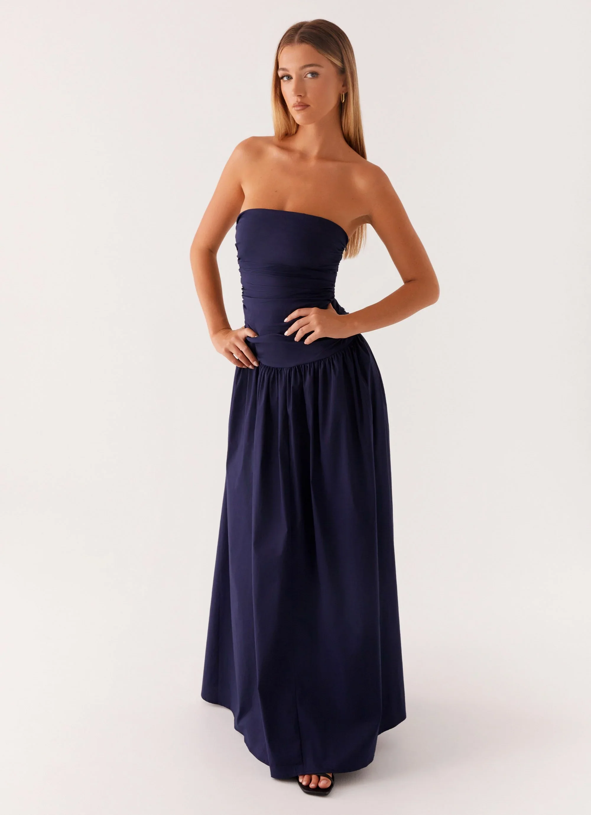 Exclusive - Carmel Maxi Dress - Navy