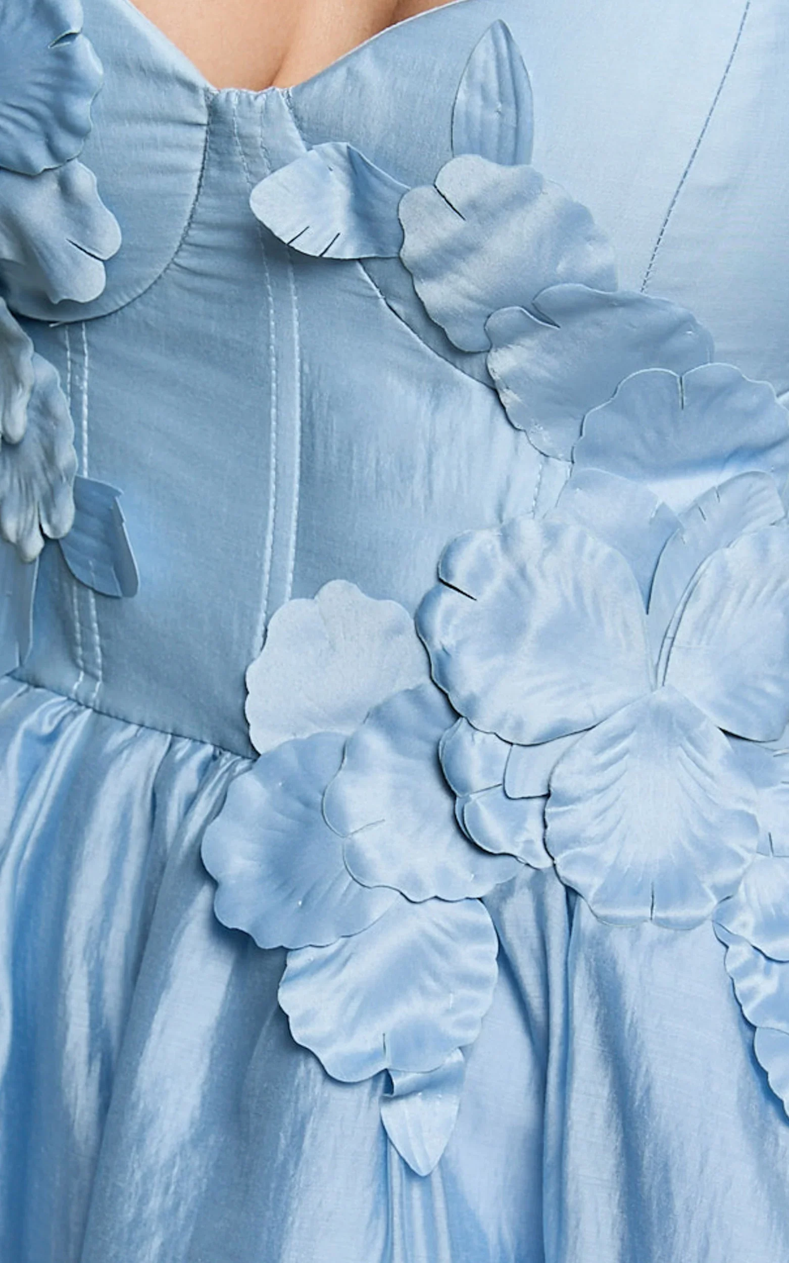 Amalie The Label - Lilou Flower Detail Corset Mini Dress