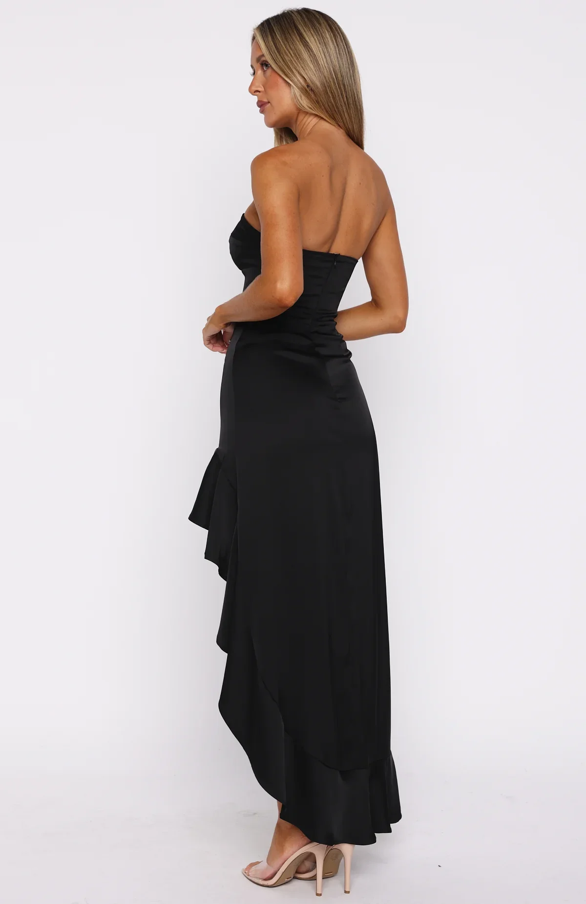 Statements Like This Strapless Maxi Dress Black
