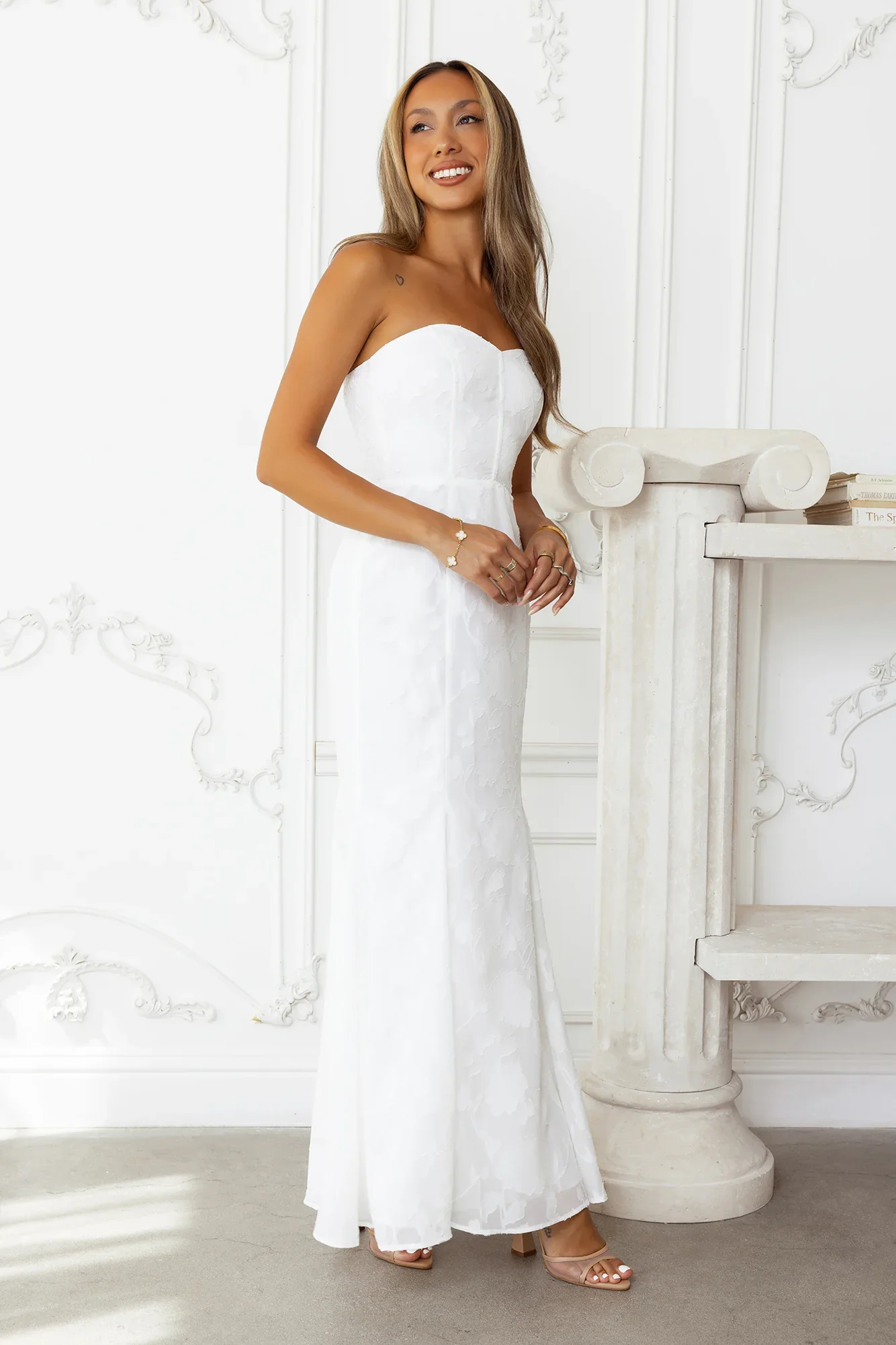 Sea Kissed Strapless Maxi Dress