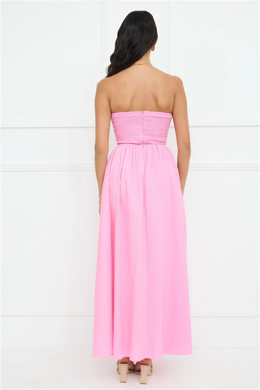 Luciana Strapless Maxi Dress