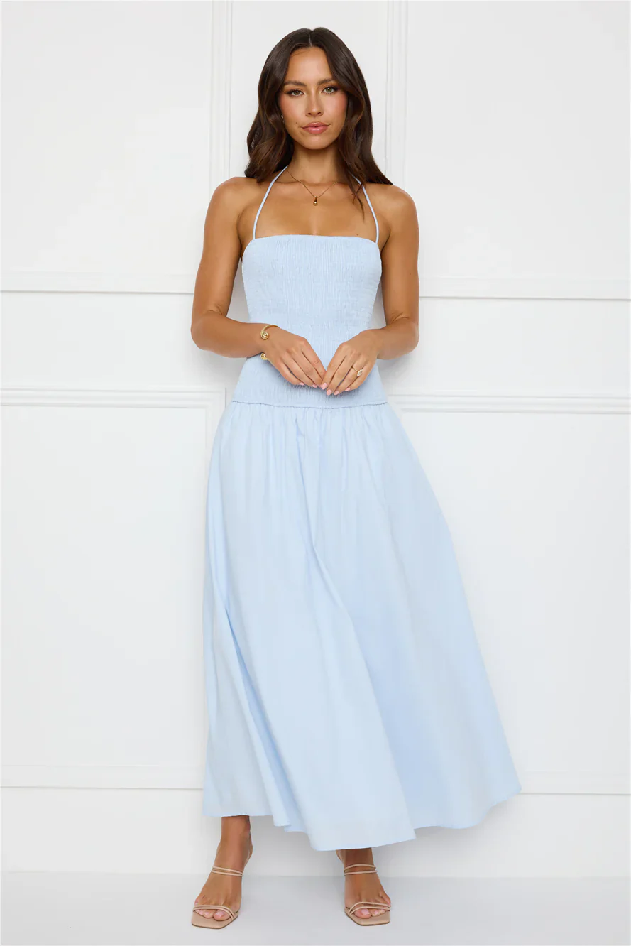 Unmatched Energy Halter Maxi Dress
