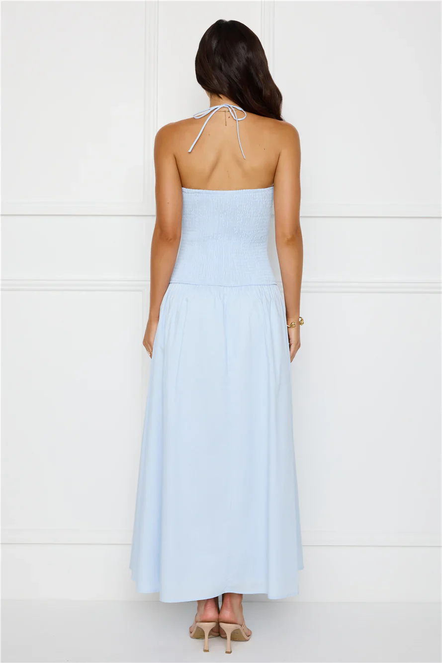 Unmatched Energy Halter Maxi Dress