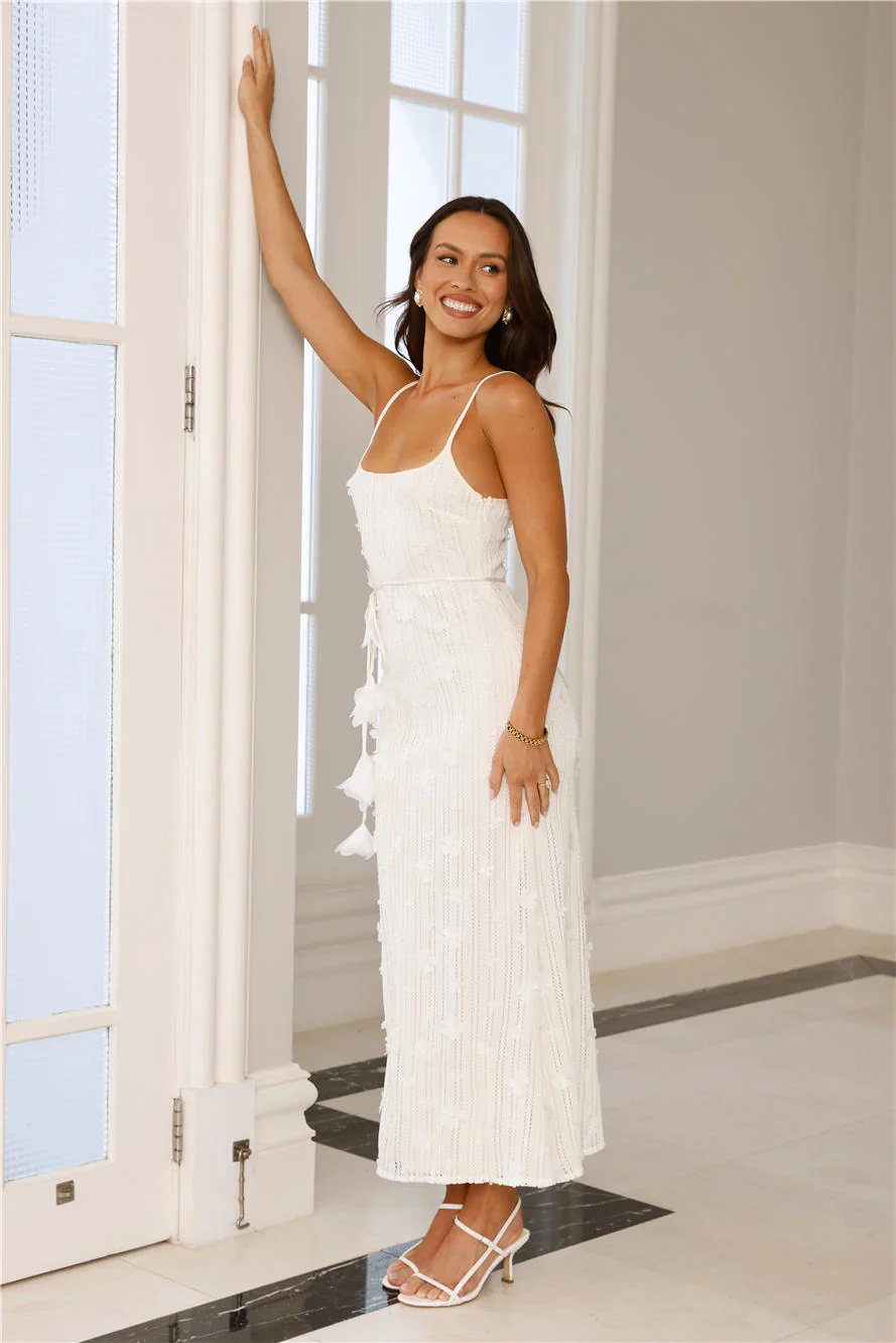 Delicately Divine Knit Maxi Dress