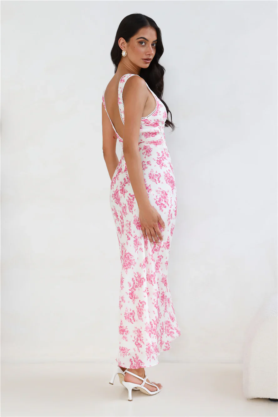Soft Florals Maxi Dress