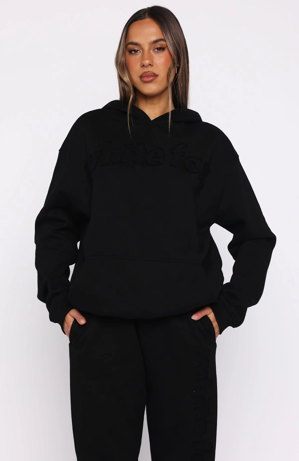 From The Archives Lexi Oversized Hoodie Black