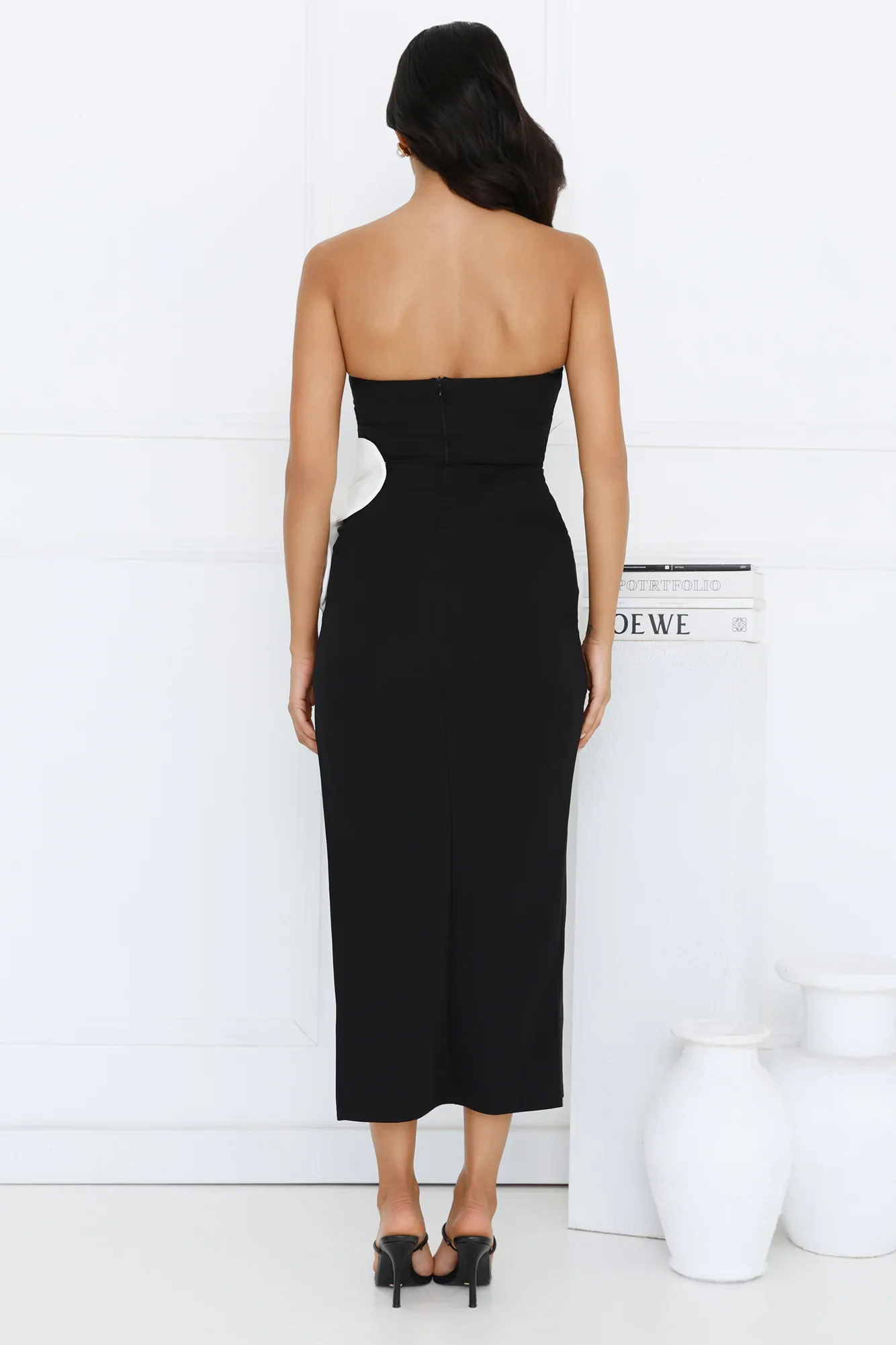 Elisandra Strapless Midi Dress