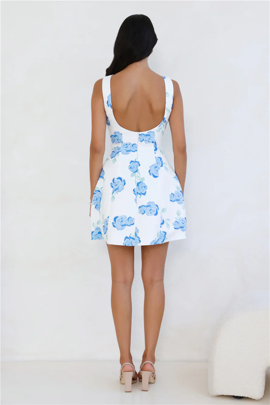 Rosy Horizon Mini Dress