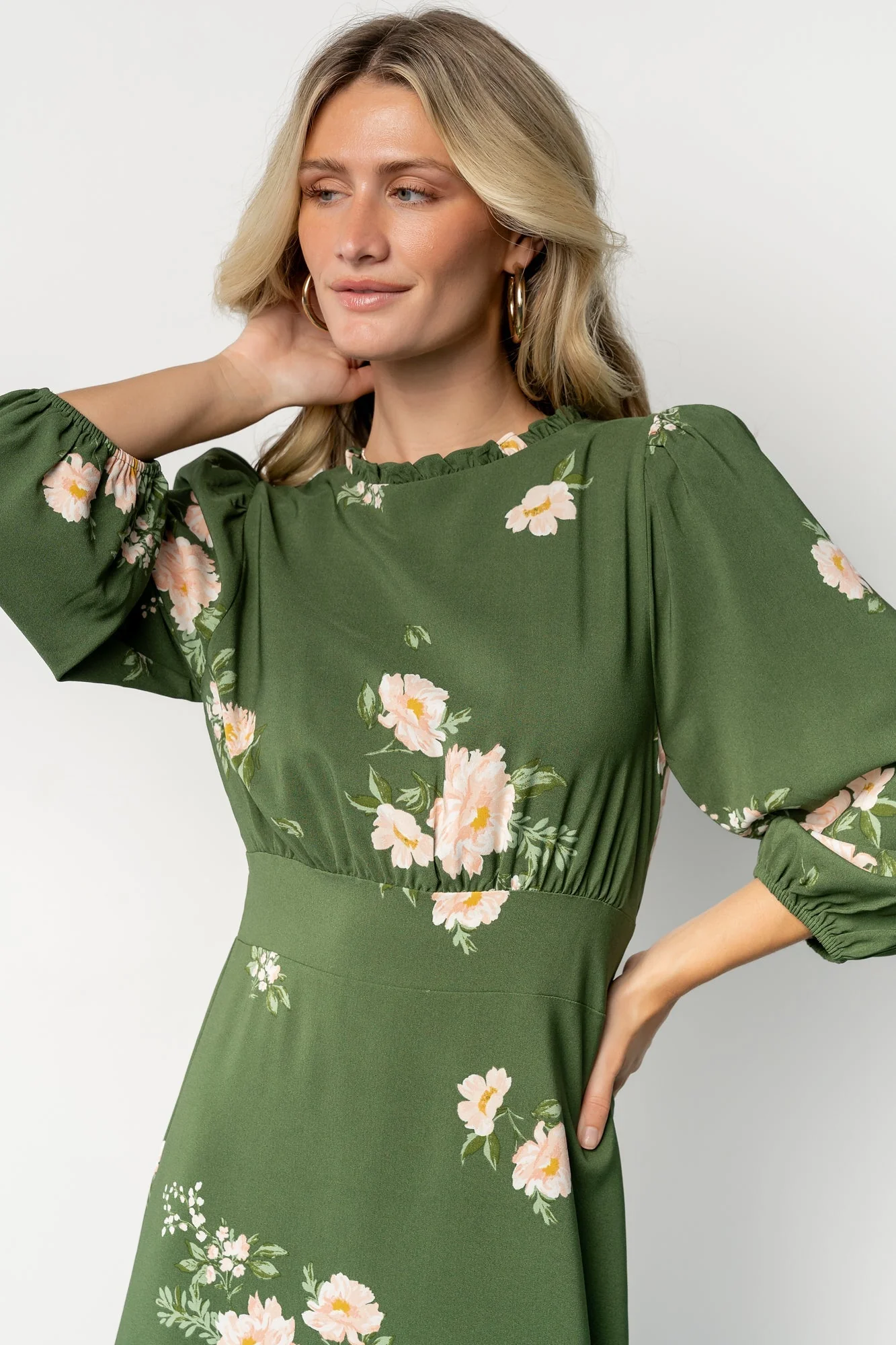 Karalie Maxi Dress | Green Floral