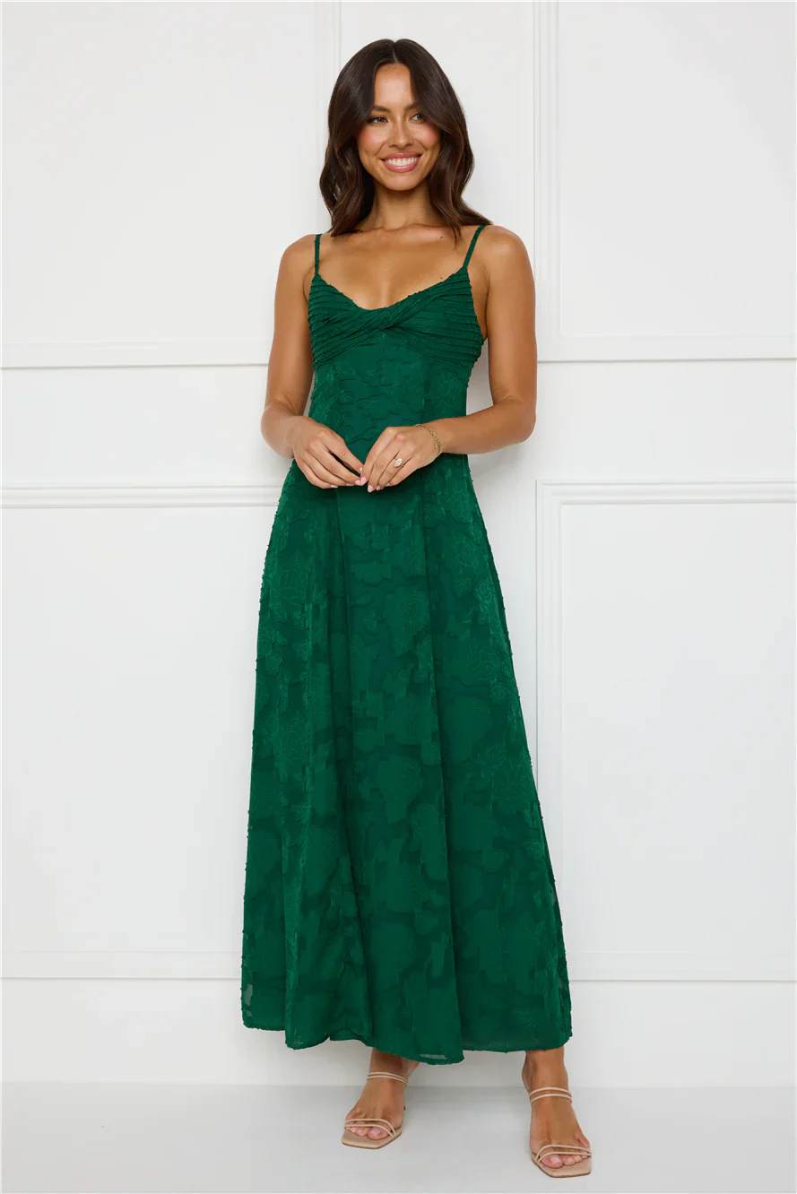 Pine Blossom Maxi Dress