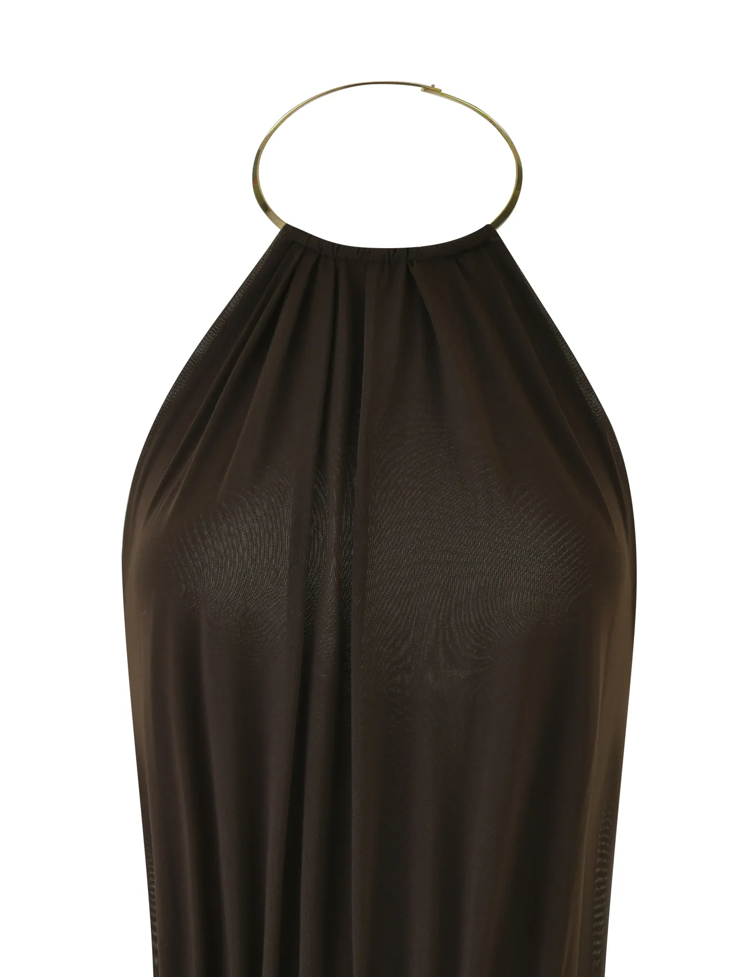 Evanna Mini Dress - Brown : Chocolate