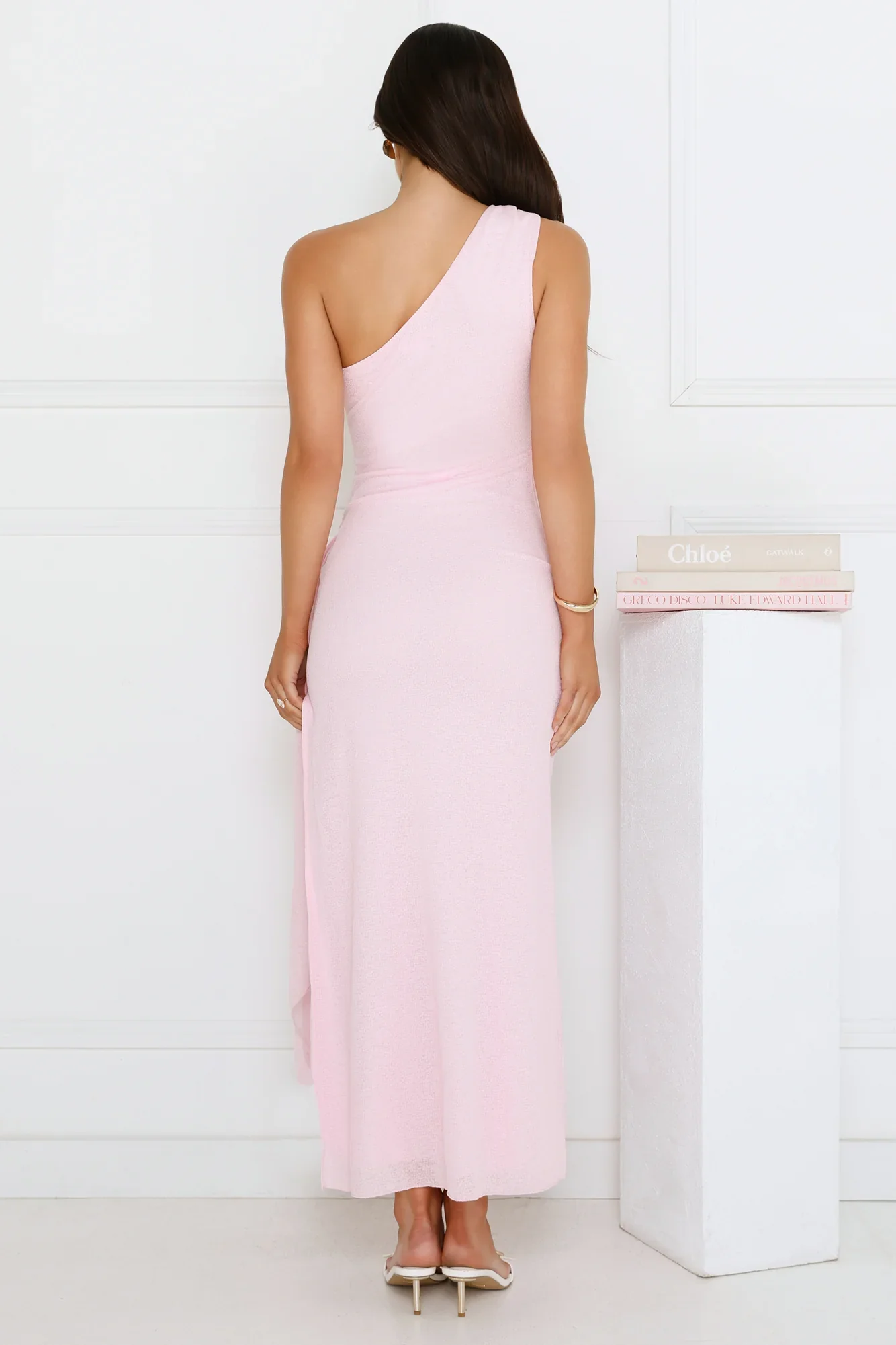 Tidal Dream One Shoulder Maxi Dress