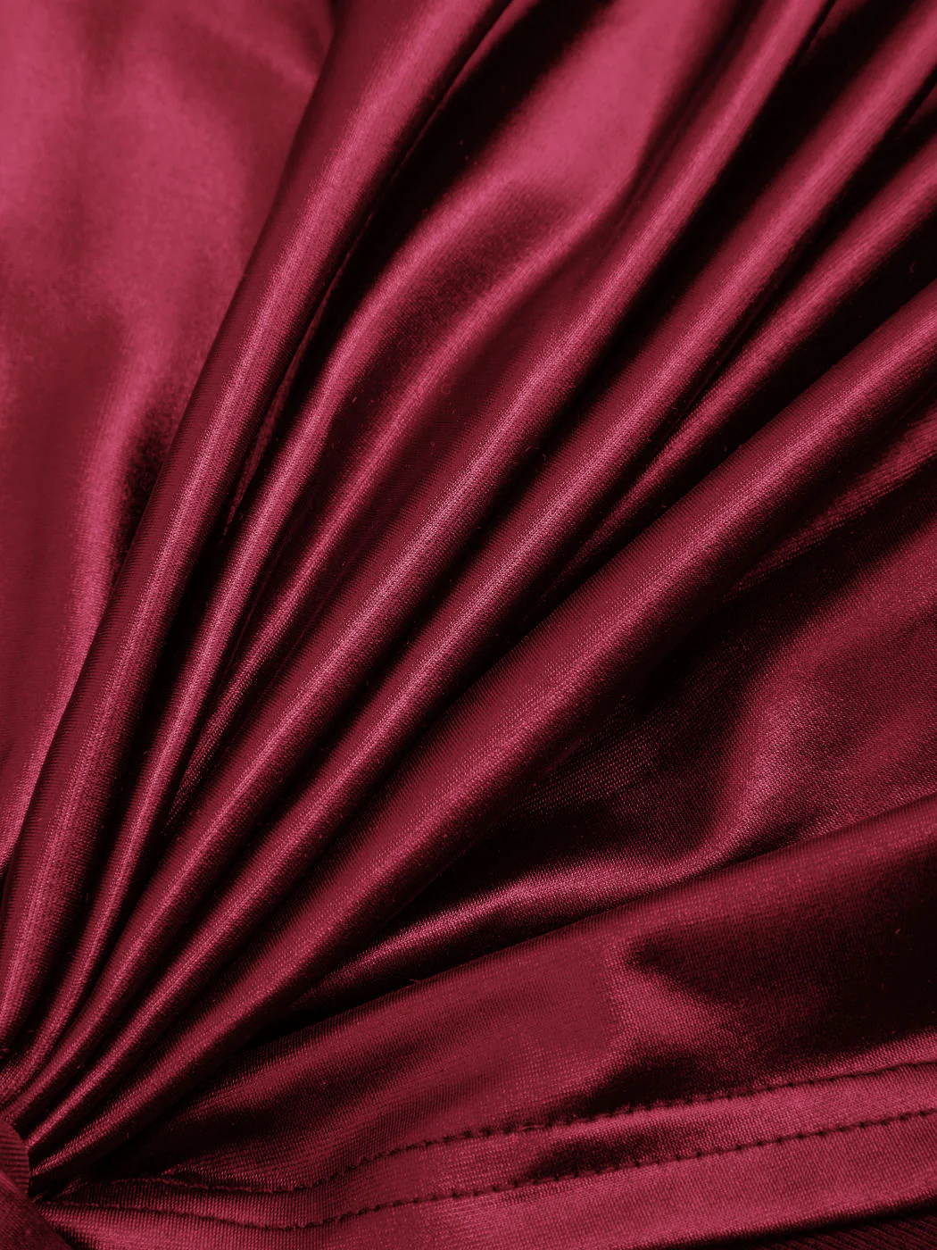 High Neck Ruched Knotted Mini Dress