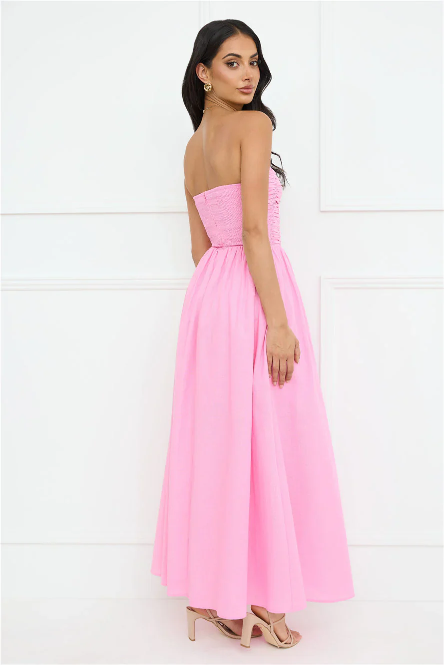 Luciana Strapless Maxi Dress