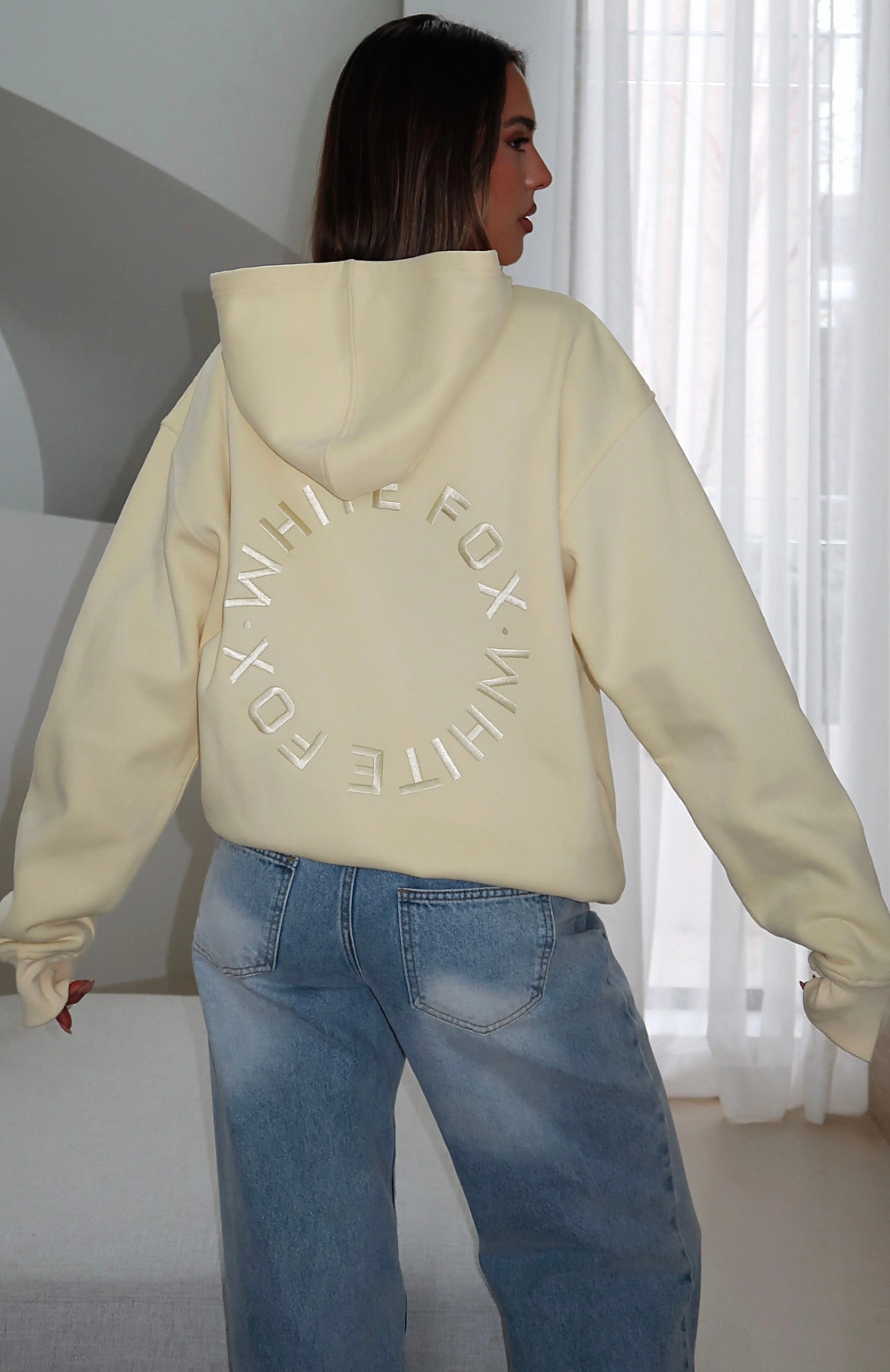 Stay Lifted Oversized Hoodie Lemon
