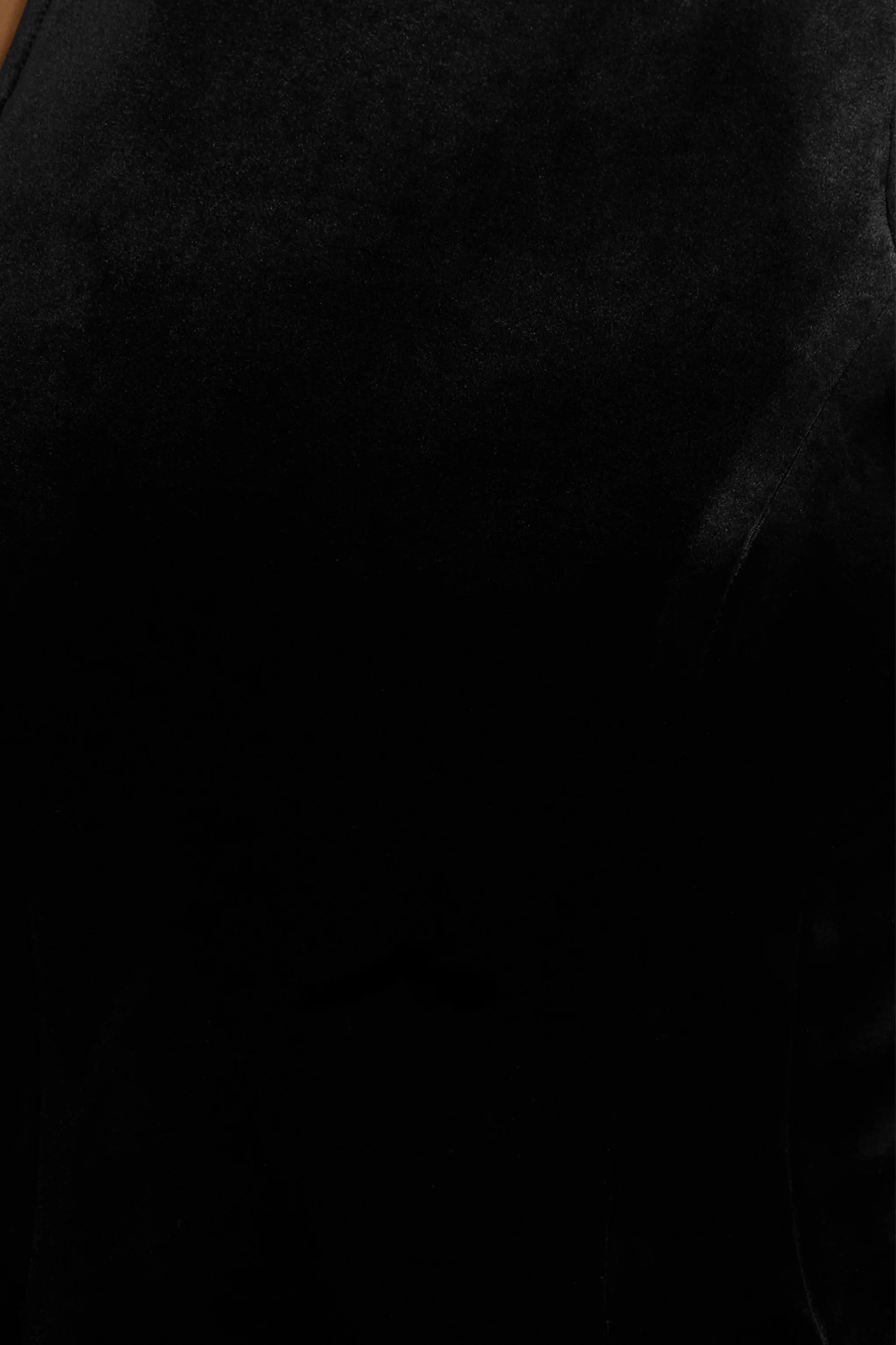 Meva | Black Velvet Hand-Embellished High-Neck Mini Dress