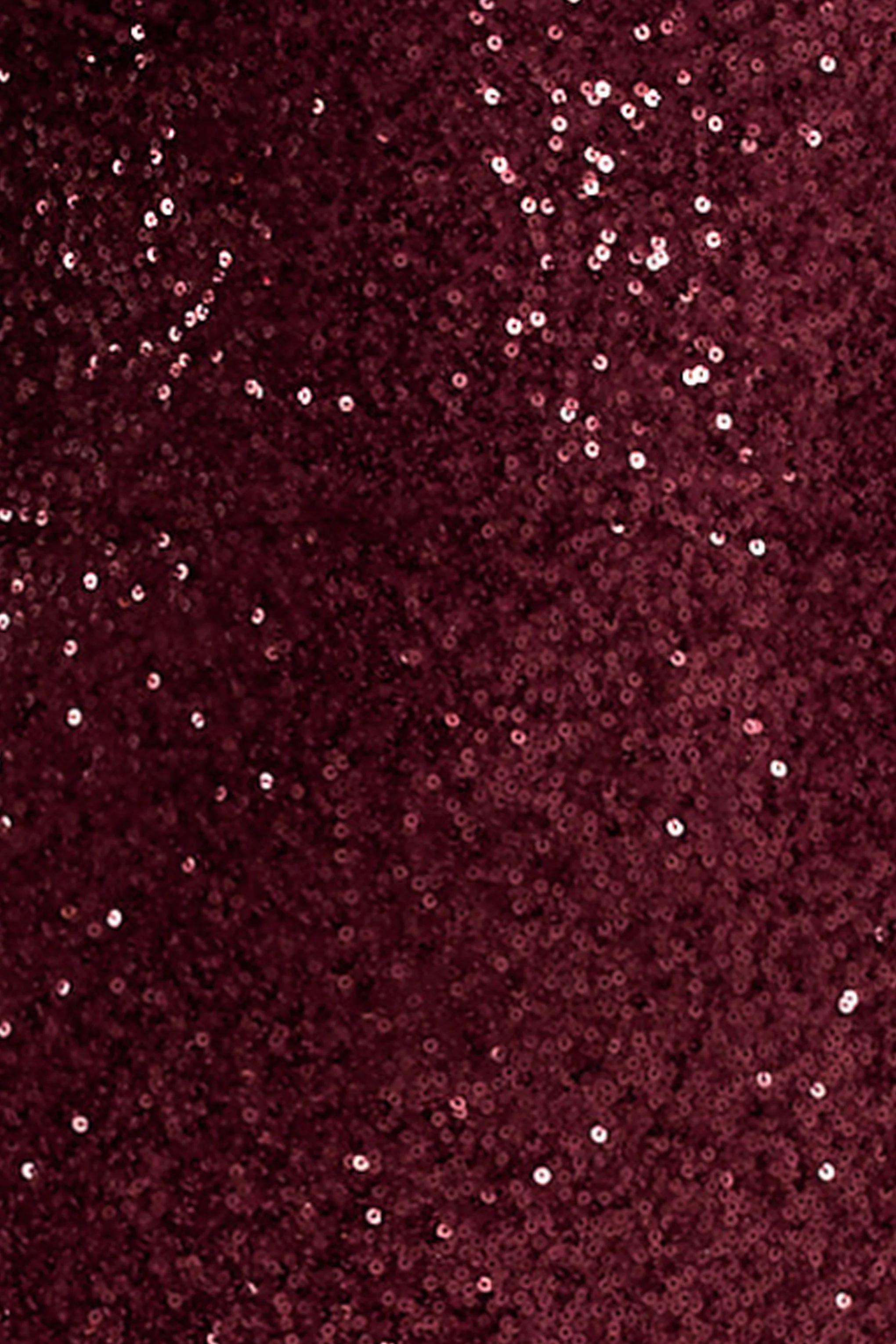 Kaelin | Berry Sequin Plunge-Neck Maxi Dress