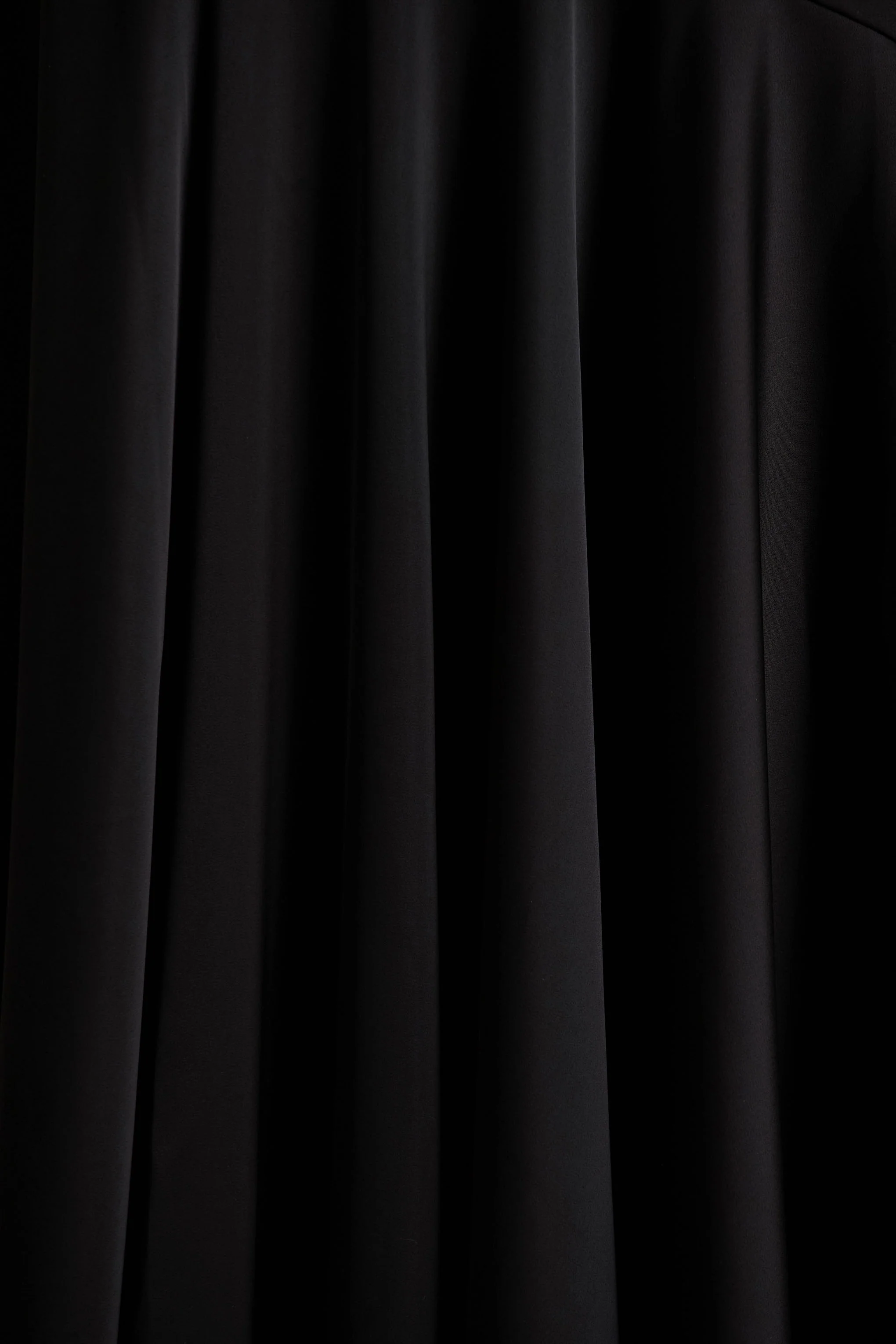 Jemima | Black Satin Halter-Neck Maxi Dress With Feather Trim