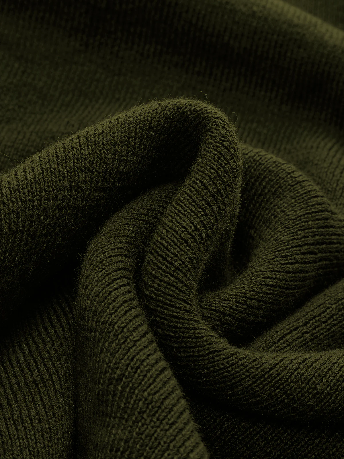 Wool-Blend Asymmetrical Neck Knit Top