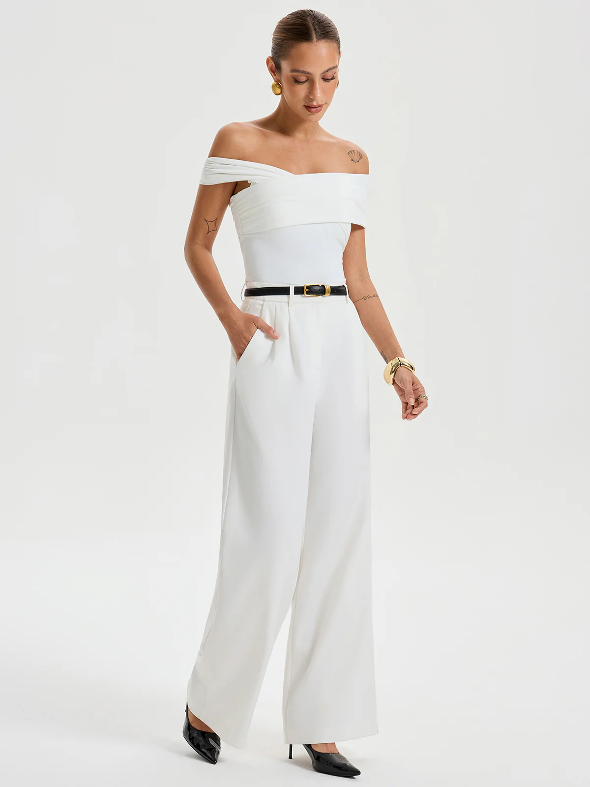 Bra-Free Off-Shoulder Top