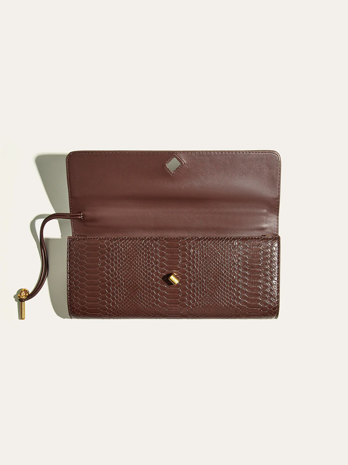 Crocodile Embossed PU Leather Bag