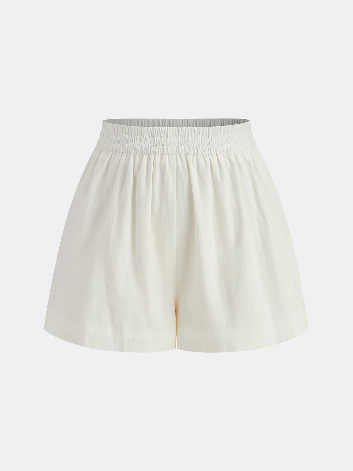 Square Neck Pleated Shorts Set