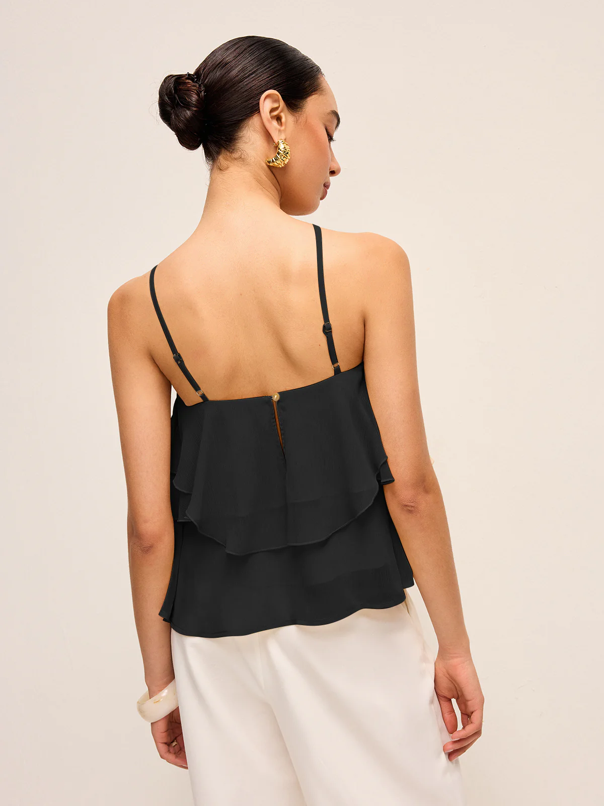 Floral Ruffle Halter Top