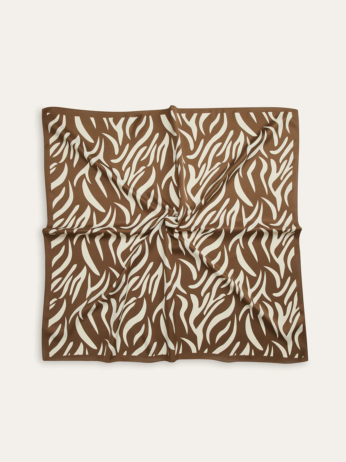 Zebra-Print Square Scarf